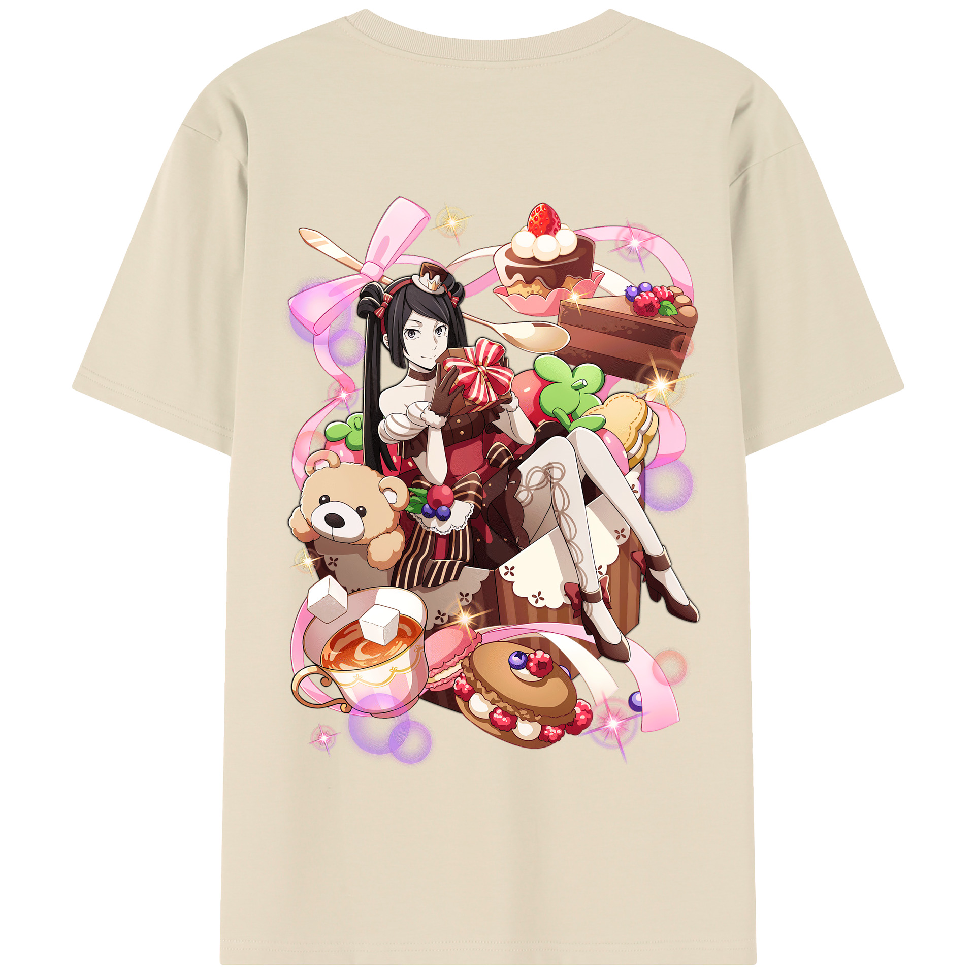（画像用） 文豪ストレイドッグス Bungo Stray Dogs 綿100％半袖Tシャツ（背面プリント）