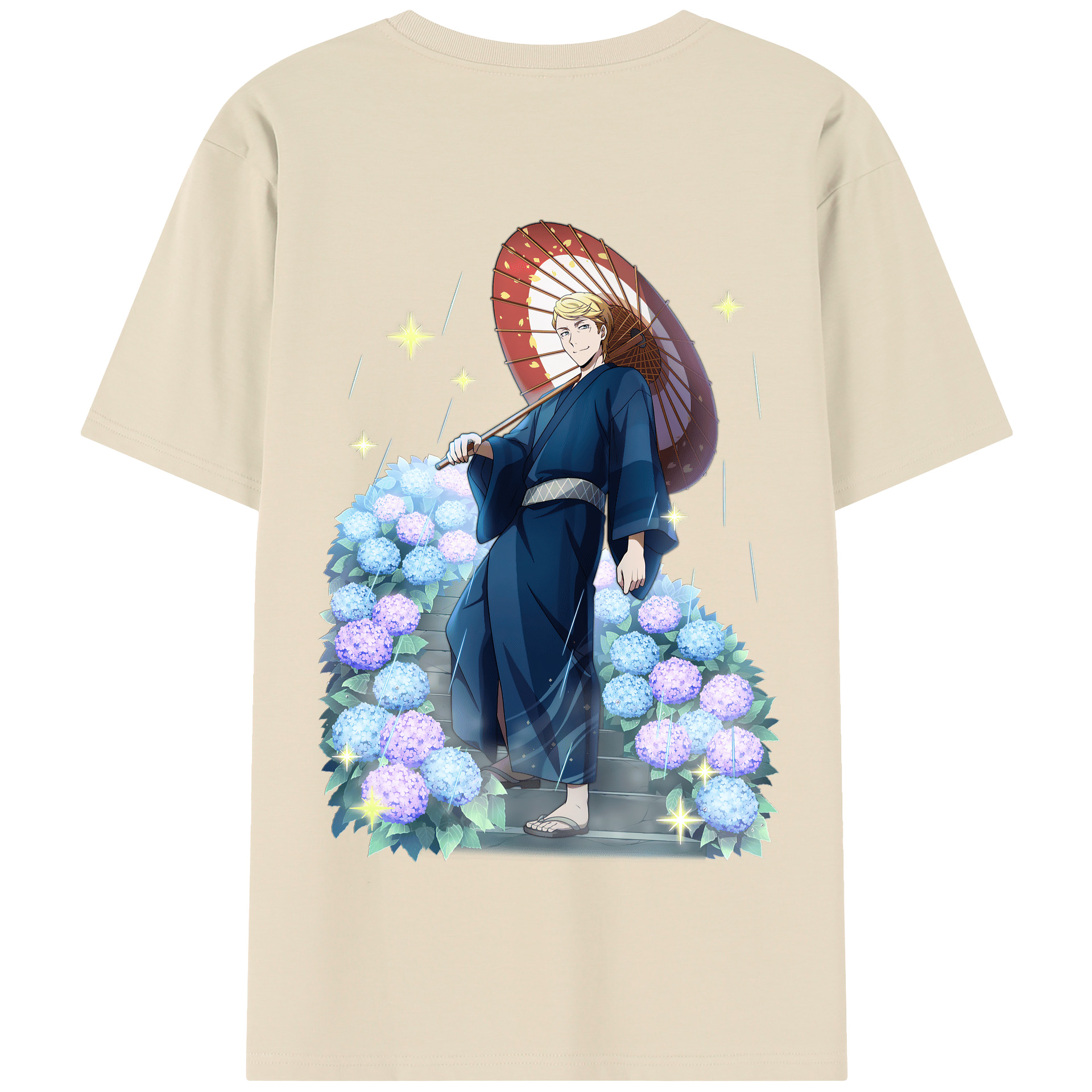 （画像用） 文豪ストレイドッグス Bungo Stray Dogs 綿100％半袖Tシャツ（背面プリント）