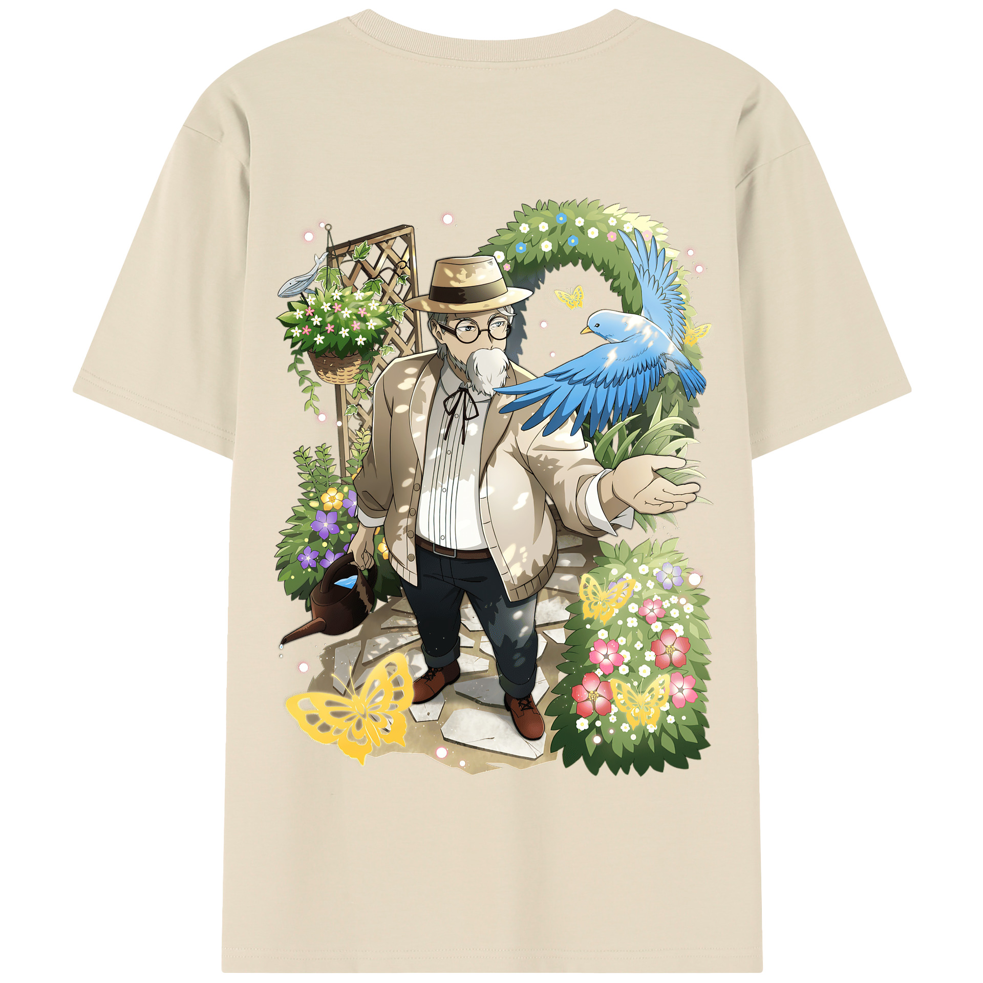 （画像用） 文豪ストレイドッグス Bungo Stray Dogs 綿100％半袖Tシャツ（背面プリント）