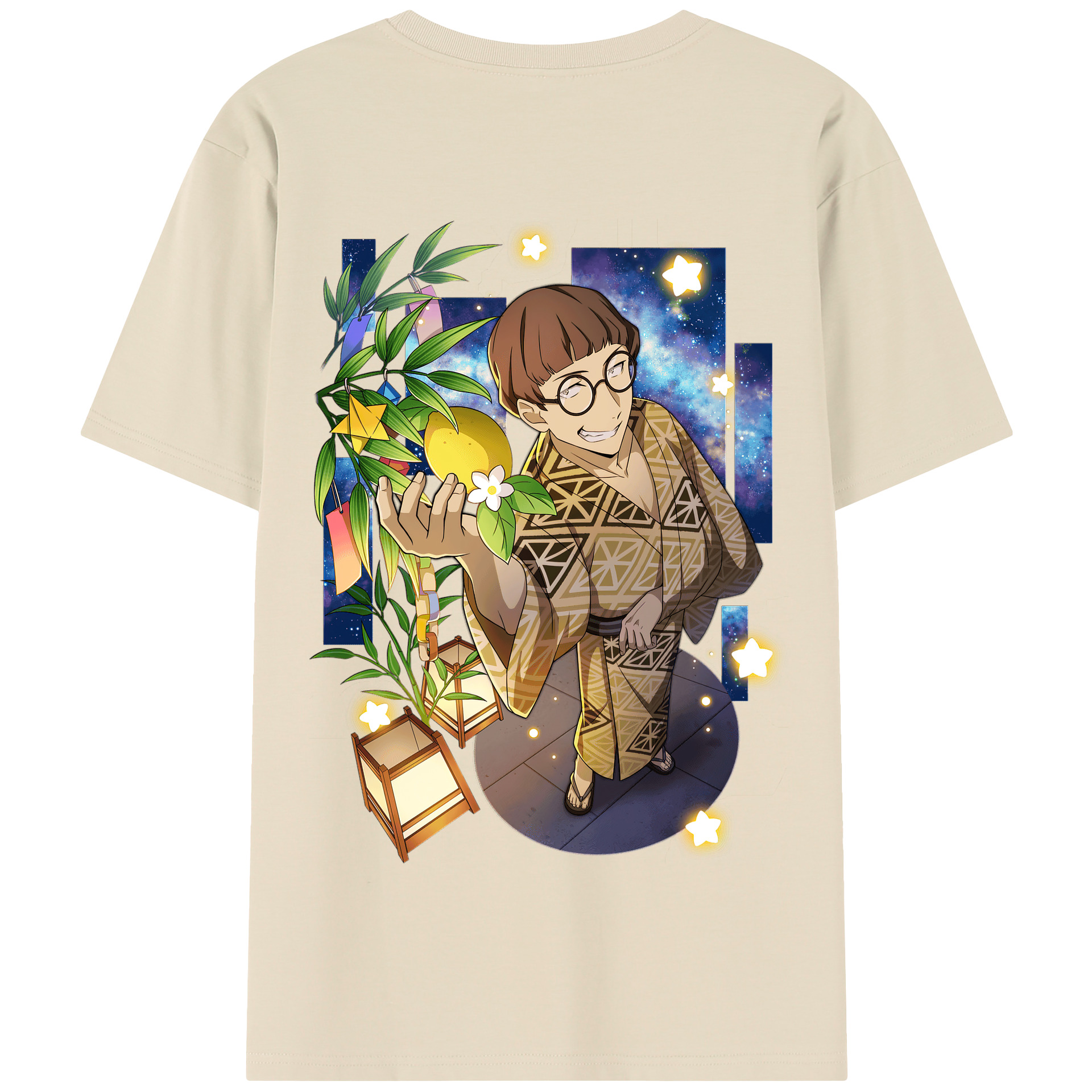 （画像用） 文豪ストレイドッグス Bungo Stray Dogs 綿100％半袖Tシャツ（背面プリント）