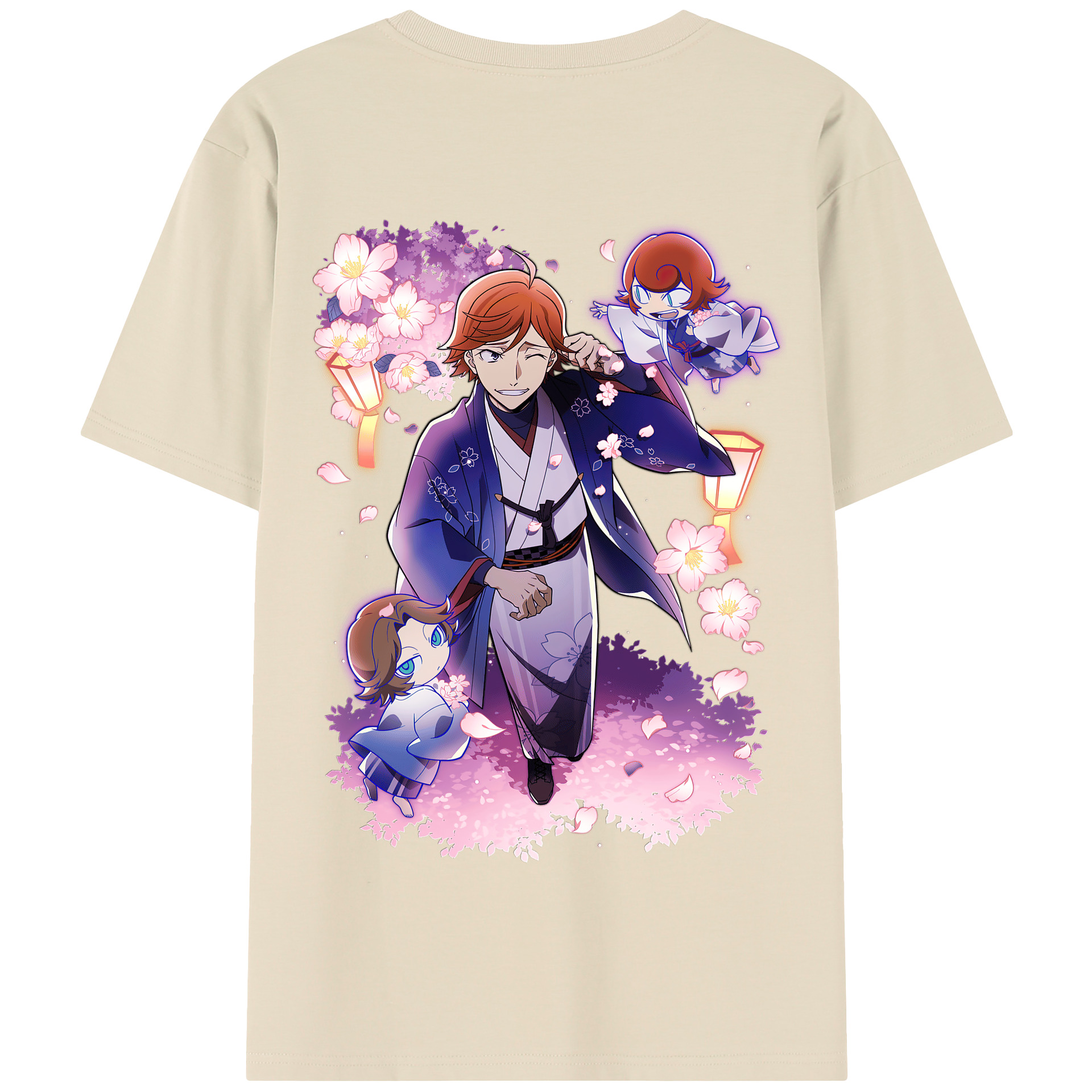 （画像用） 文豪ストレイドッグス Bungo Stray Dogs 綿100％半袖Tシャツ（背面プリント）