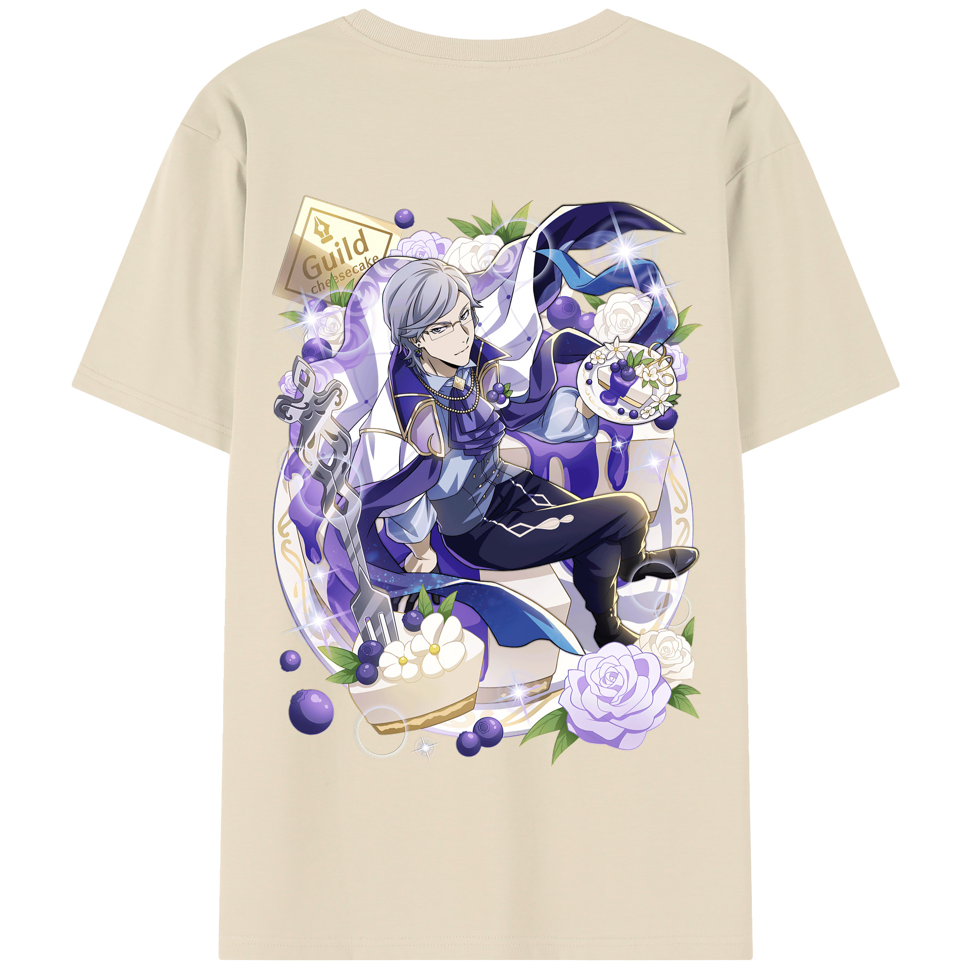 （画像用） 文豪ストレイドッグス Bungo Stray Dogs 綿100％半袖Tシャツ（背面プリント）