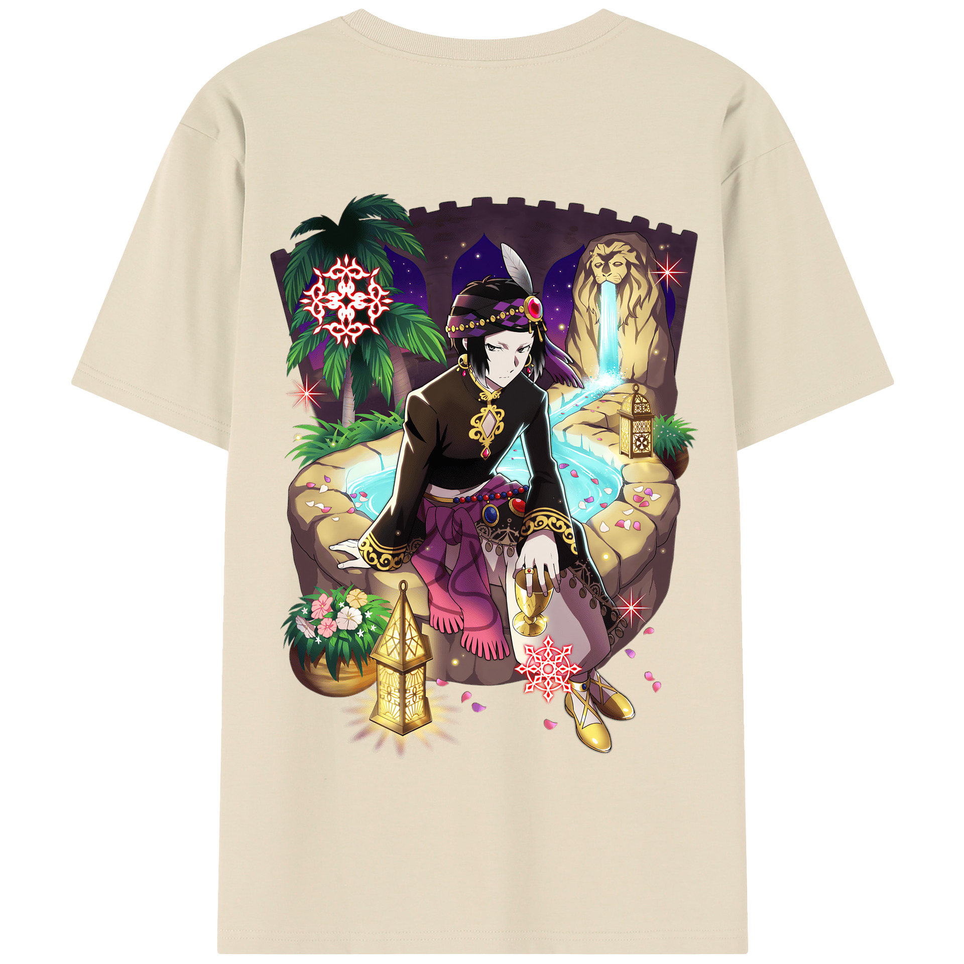 （画像用） 文豪ストレイドッグス Bungo Stray Dogs 綿100％半袖Tシャツ（背面プリント）