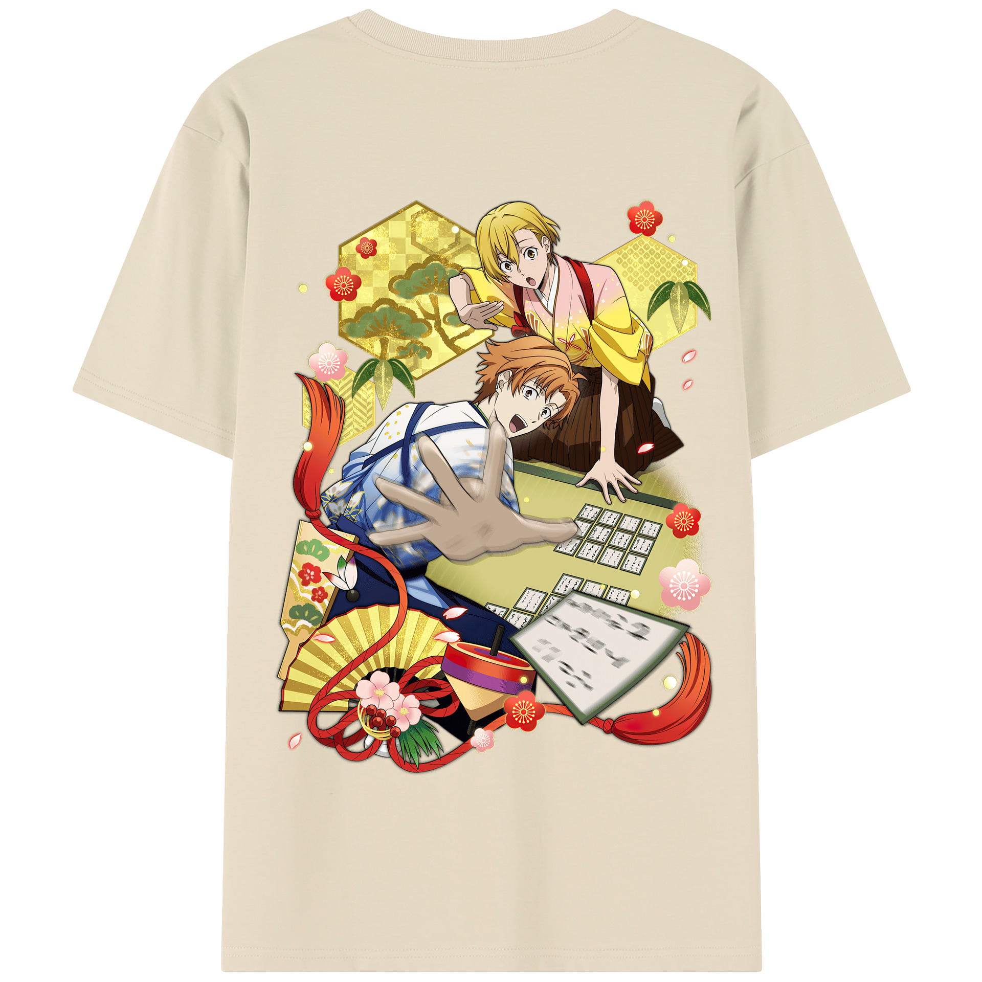 （画像用） 文豪ストレイドッグス Bungo Stray Dogs 綿100％半袖Tシャツ（背面プリント）