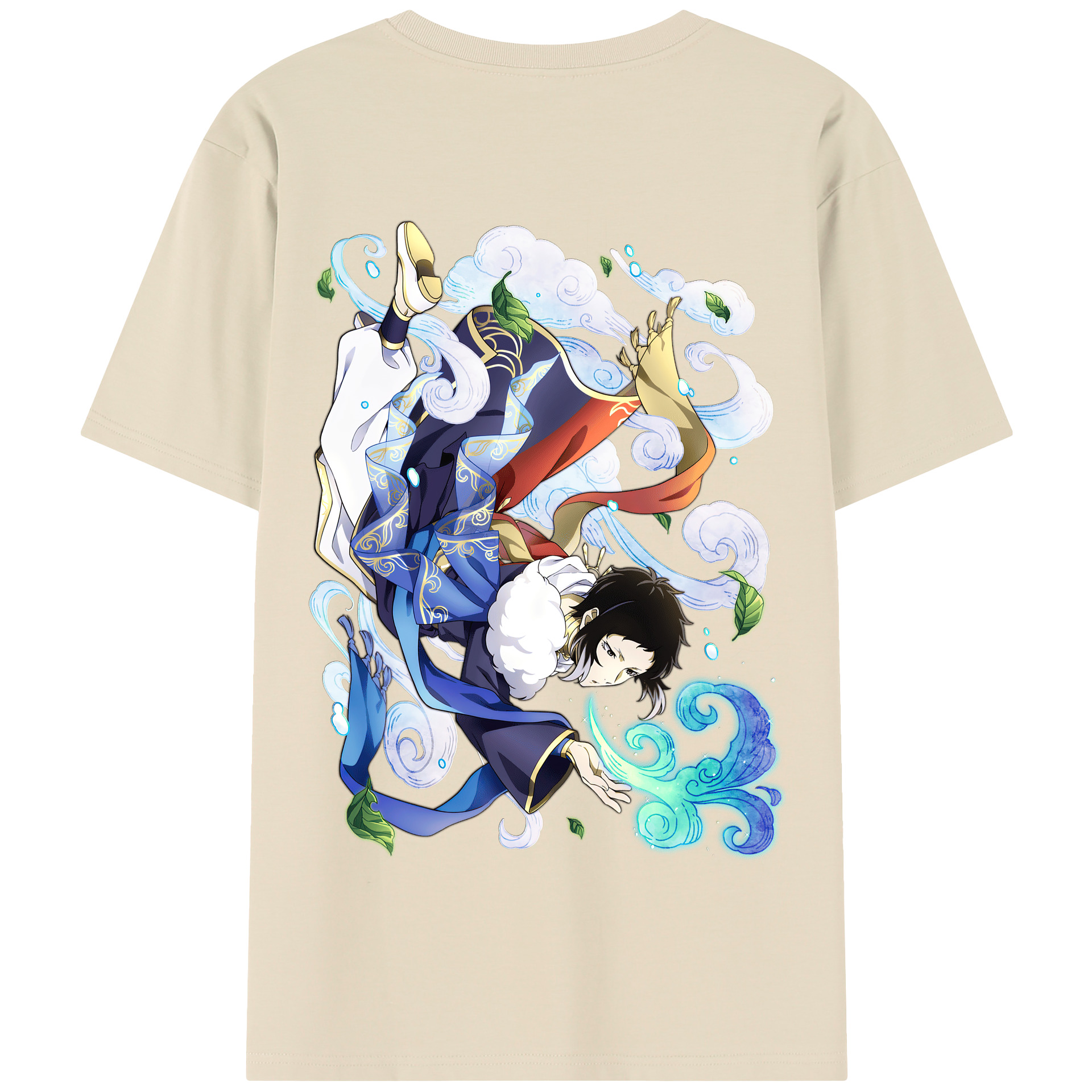 （画像用） 文豪ストレイドッグス Bungo Stray Dogs 綿100％半袖Tシャツ（背面プリント）