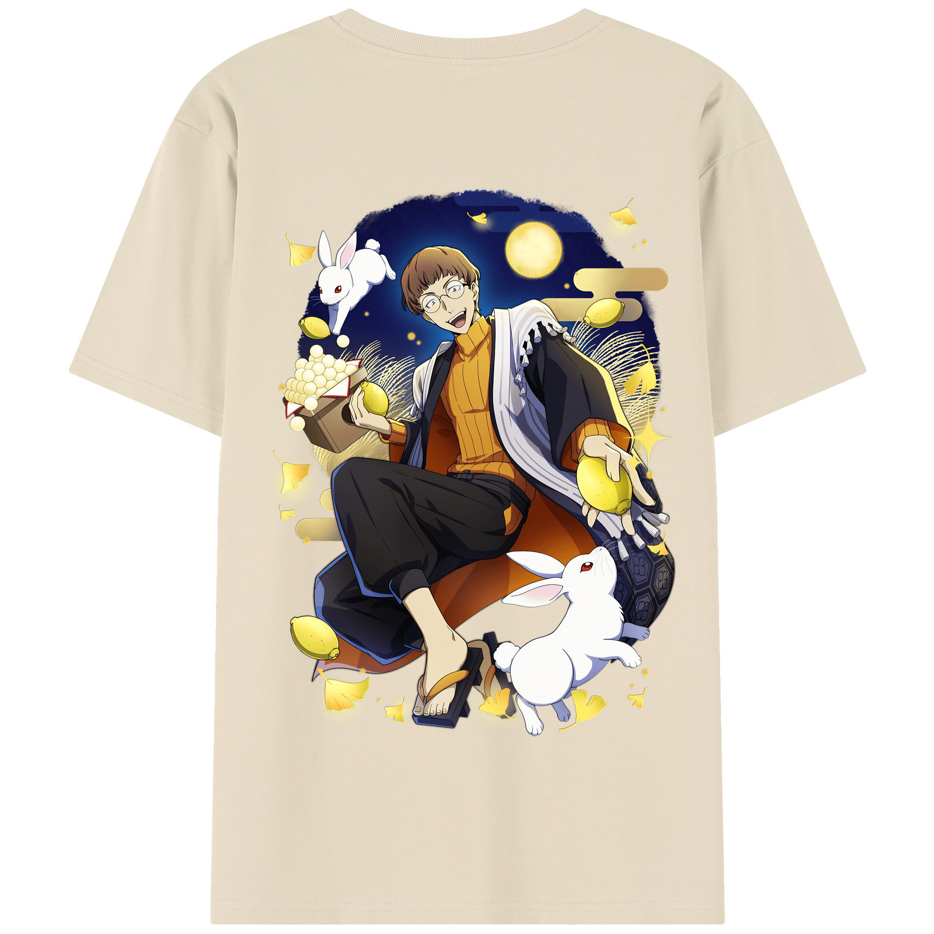 （画像用） 文豪ストレイドッグス Bungo Stray Dogs 綿100％半袖Tシャツ（背面プリント）