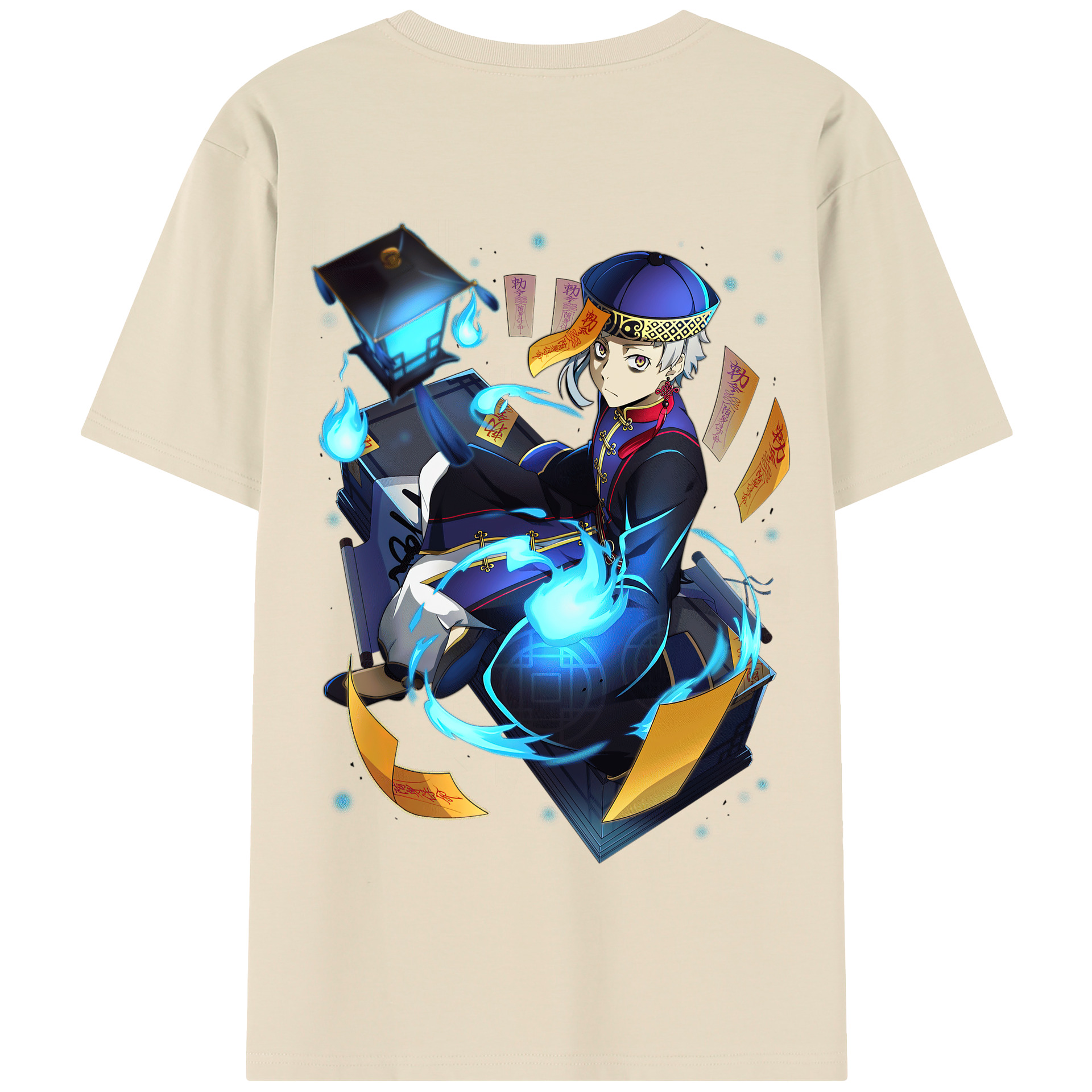 （画像用） 文豪ストレイドッグス Bungo Stray Dogs 綿100％半袖Tシャツ（背面プリント）