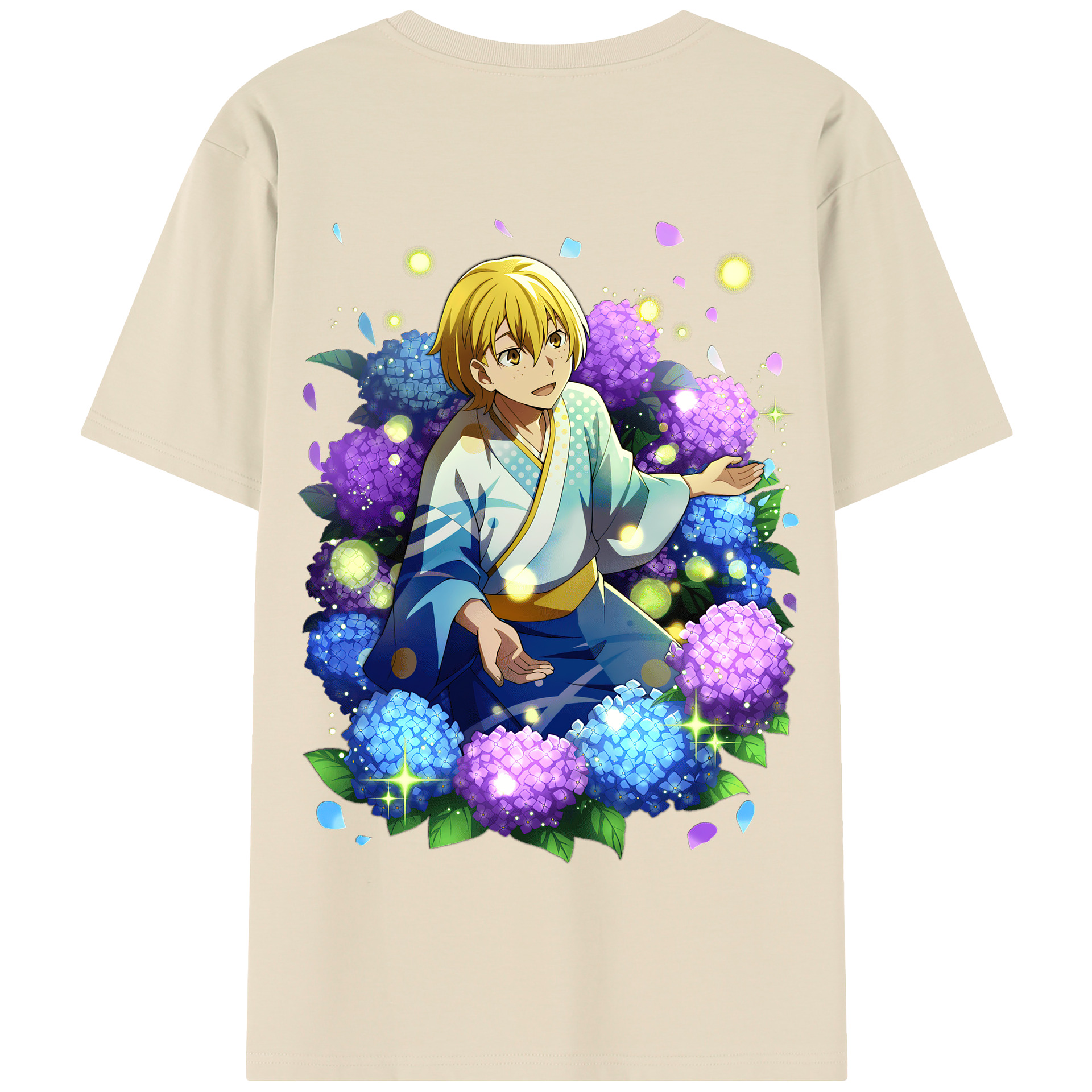 （画像用） 文豪ストレイドッグス Bungo Stray Dogs 綿100％半袖Tシャツ（背面プリント）