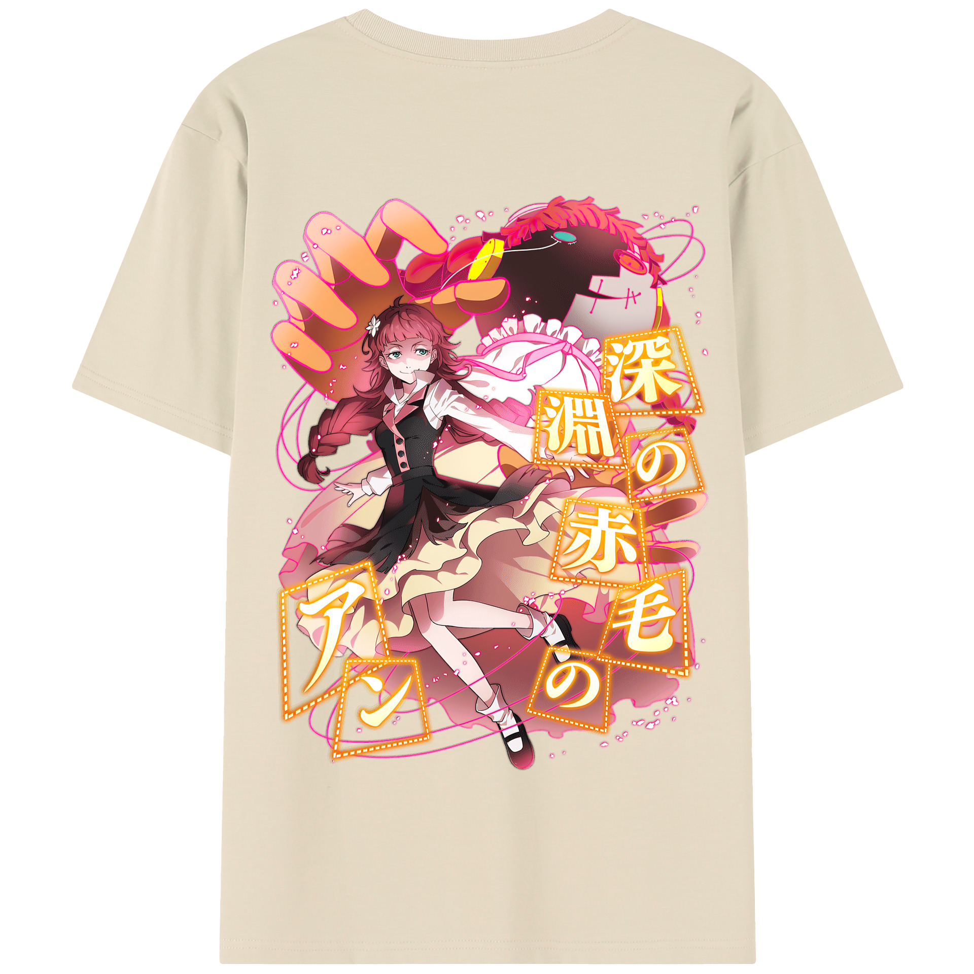 （画像用） 文豪ストレイドッグス Bungo Stray Dogs 綿100％半袖Tシャツ（背面プリント）
