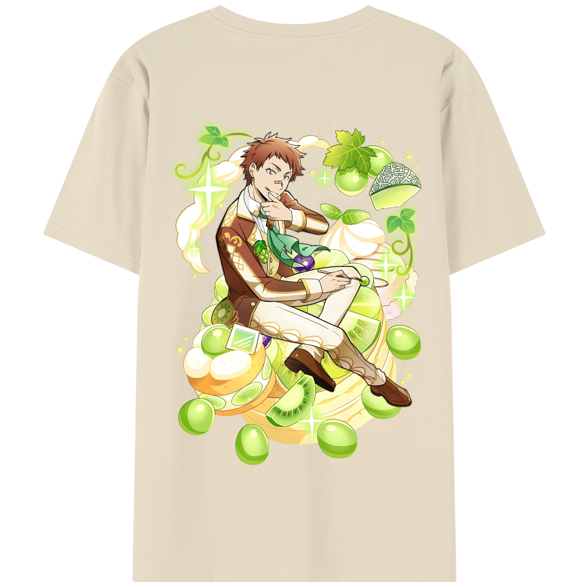 （画像用） 文豪ストレイドッグス Bungo Stray Dogs 綿100％半袖Tシャツ（背面プリント）