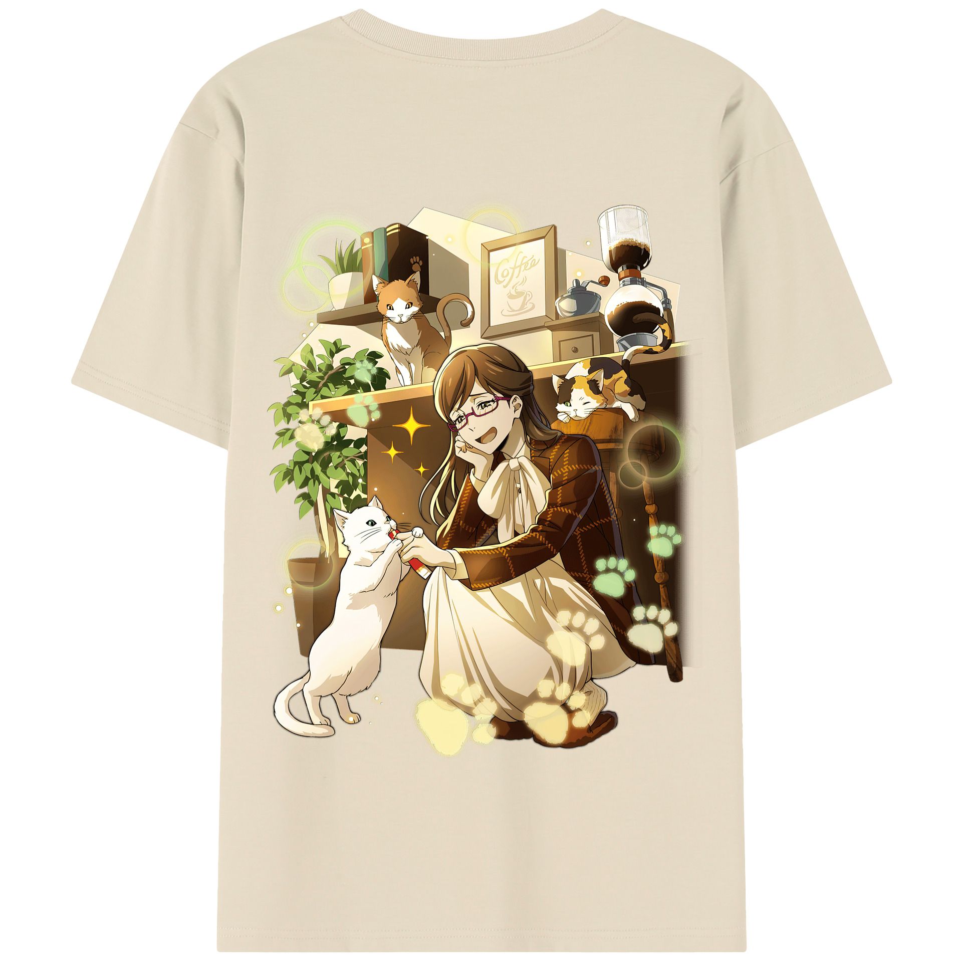 （画像用） 文豪ストレイドッグス Bungo Stray Dogs 綿100％半袖Tシャツ（背面プリント）
