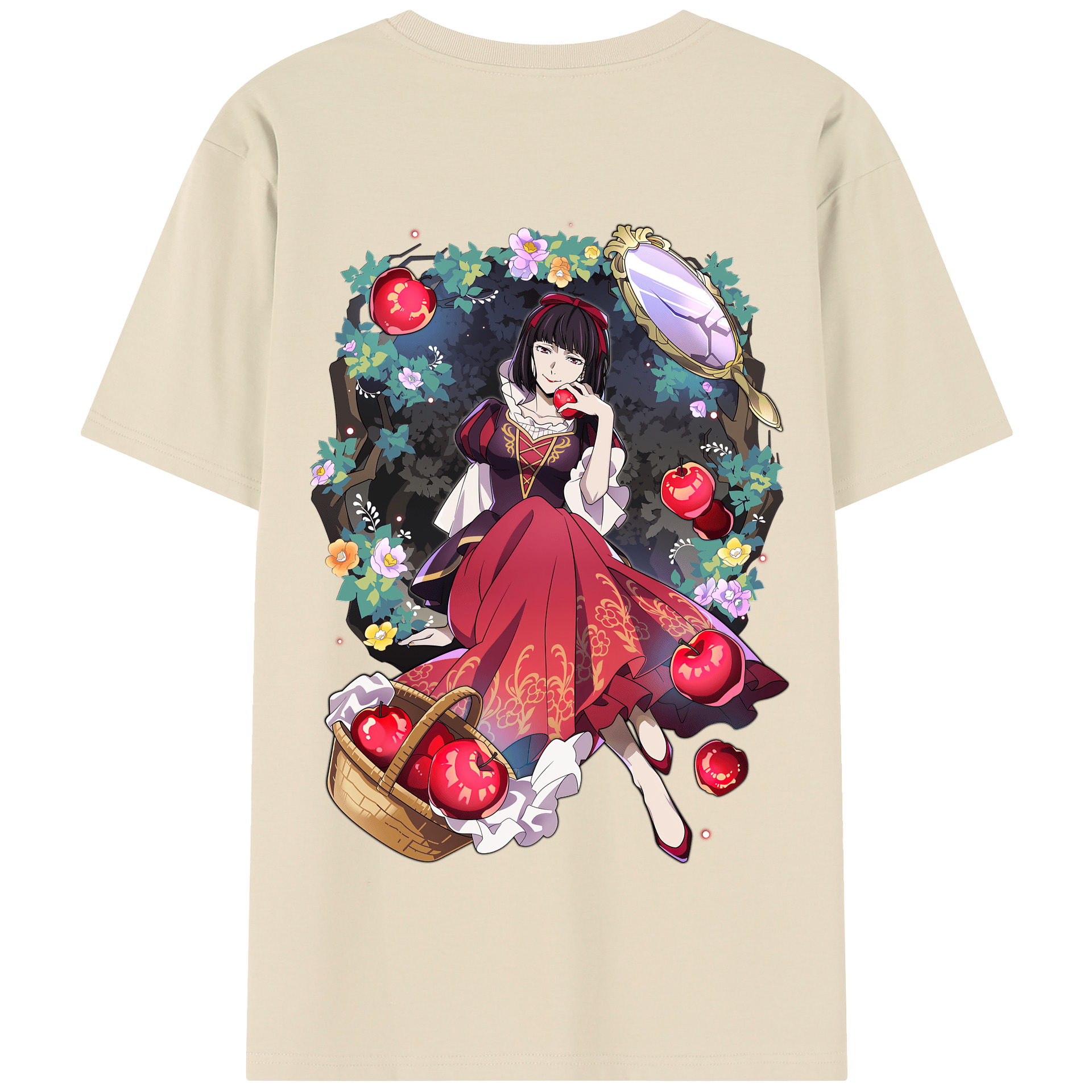 （画像用） 文豪ストレイドッグス Bungo Stray Dogs 綿100％半袖Tシャツ（背面プリント）