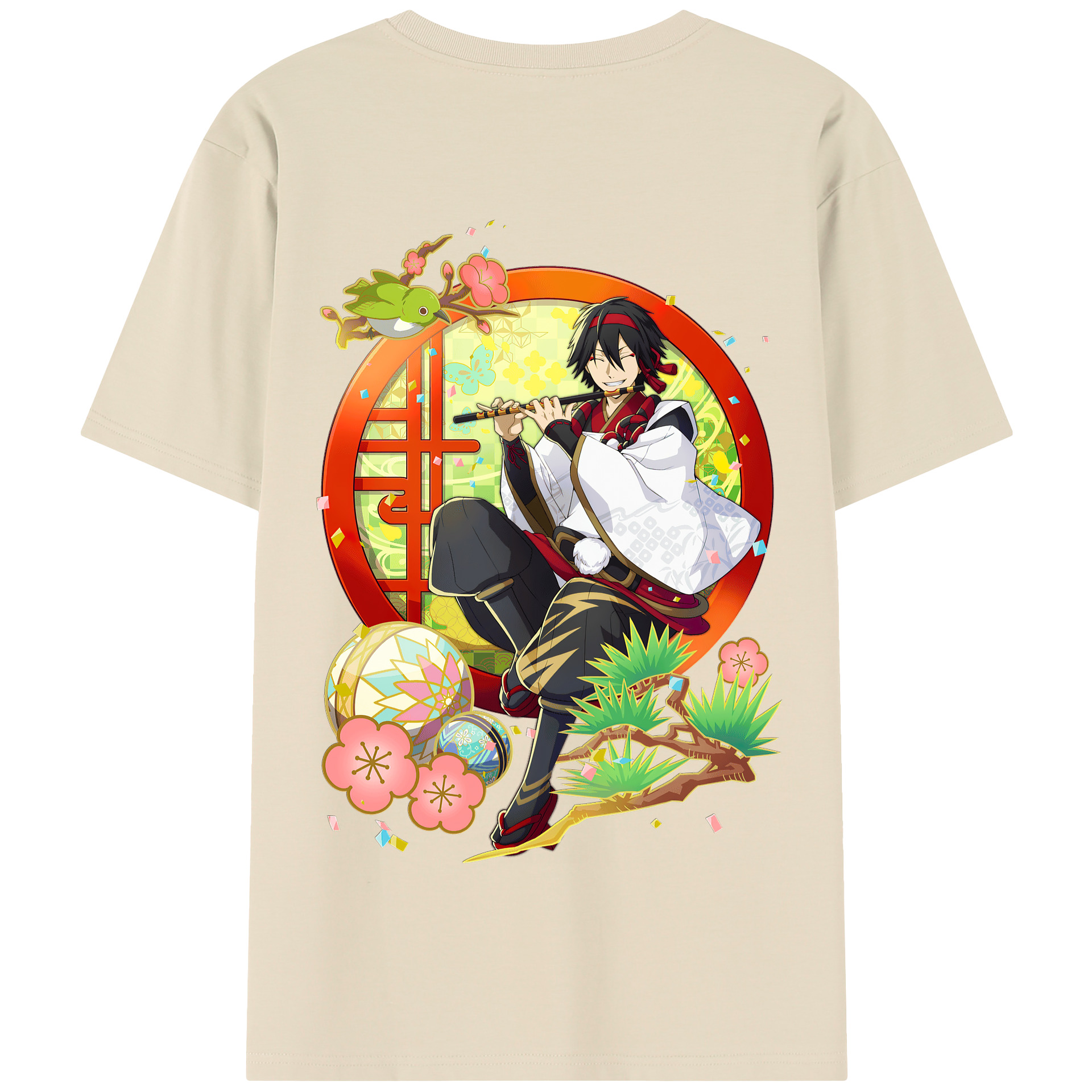 （画像用） 文豪ストレイドッグス Bungo Stray Dogs 綿100％半袖Tシャツ（背面プリント）