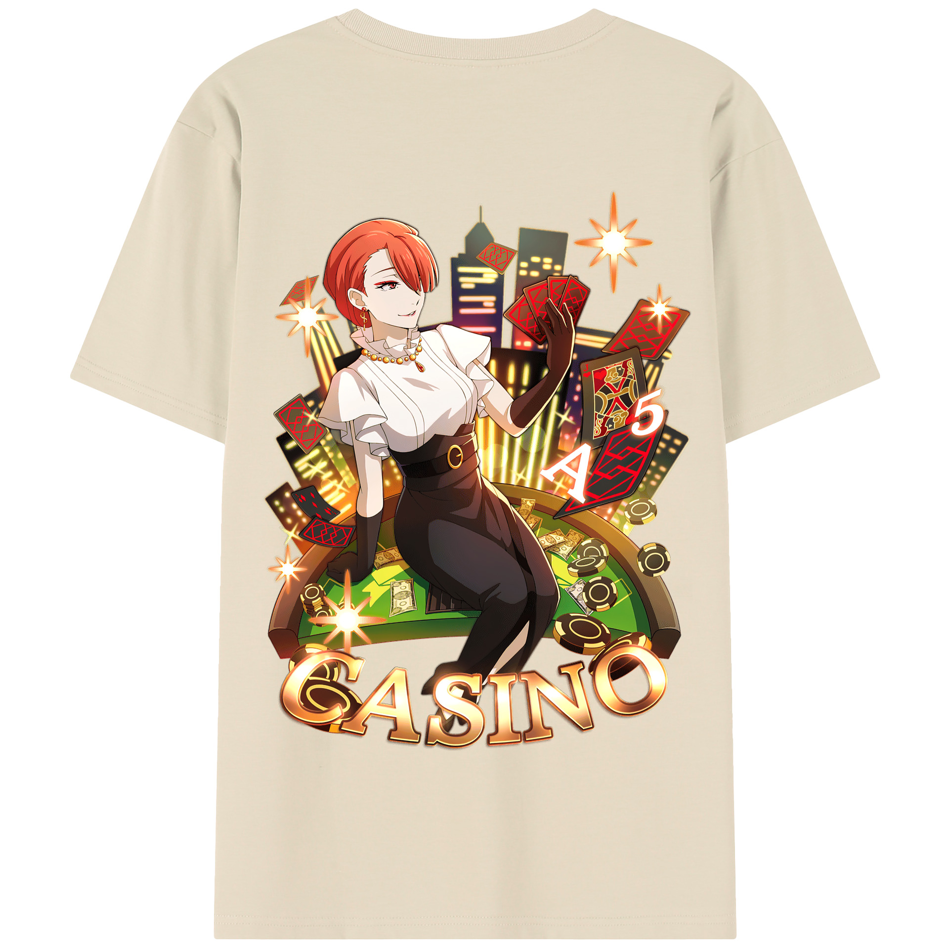 （画像用） 文豪ストレイドッグス Bungo Stray Dogs 綿100％半袖Tシャツ（背面プリント）