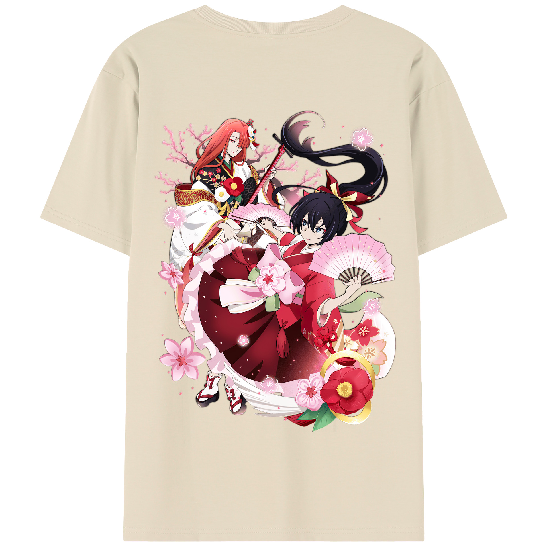 （画像用） 文豪ストレイドッグス Bungo Stray Dogs 綿100％半袖Tシャツ（背面プリント）