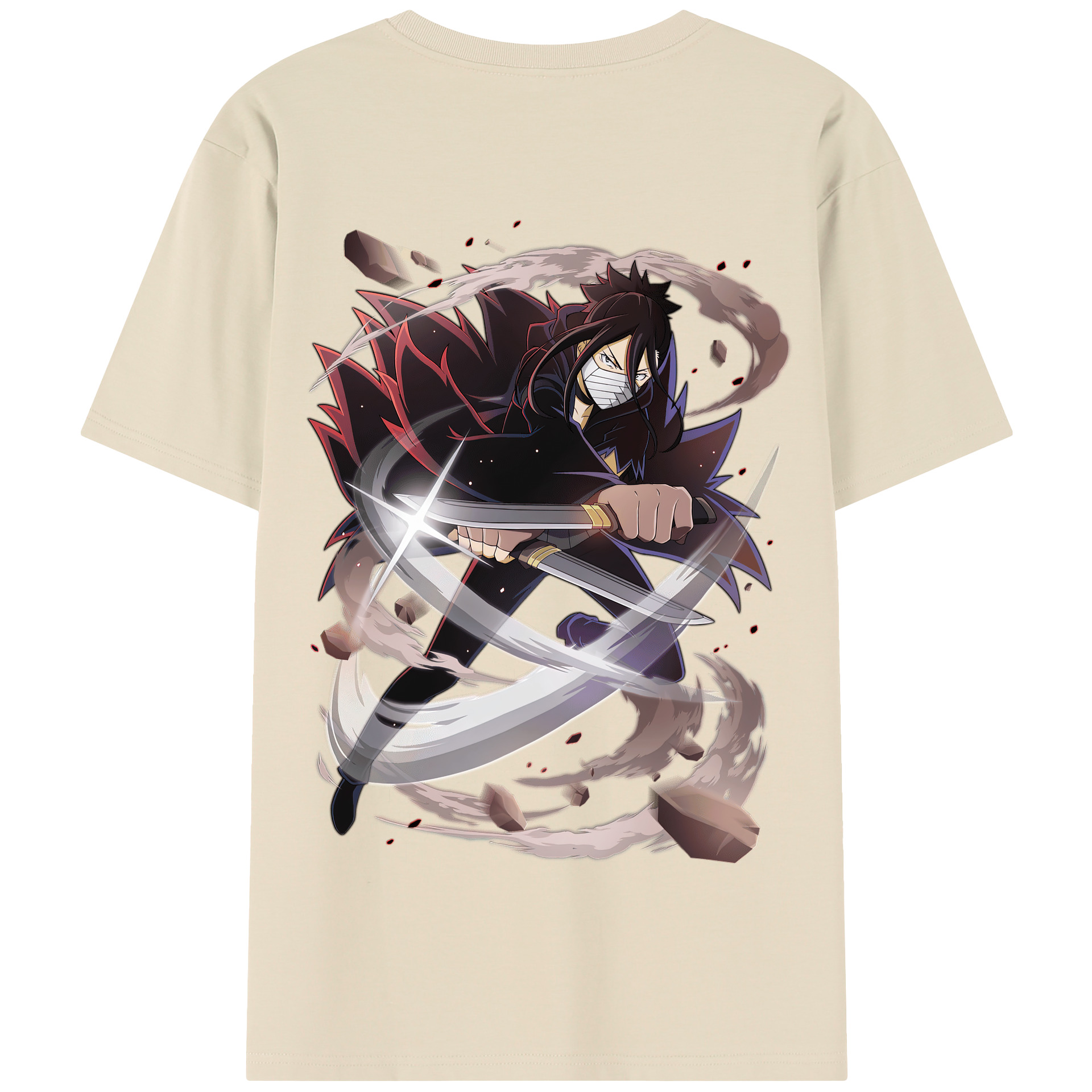 （画像用） 文豪ストレイドッグス Bungo Stray Dogs 綿100％半袖Tシャツ（背面プリント）