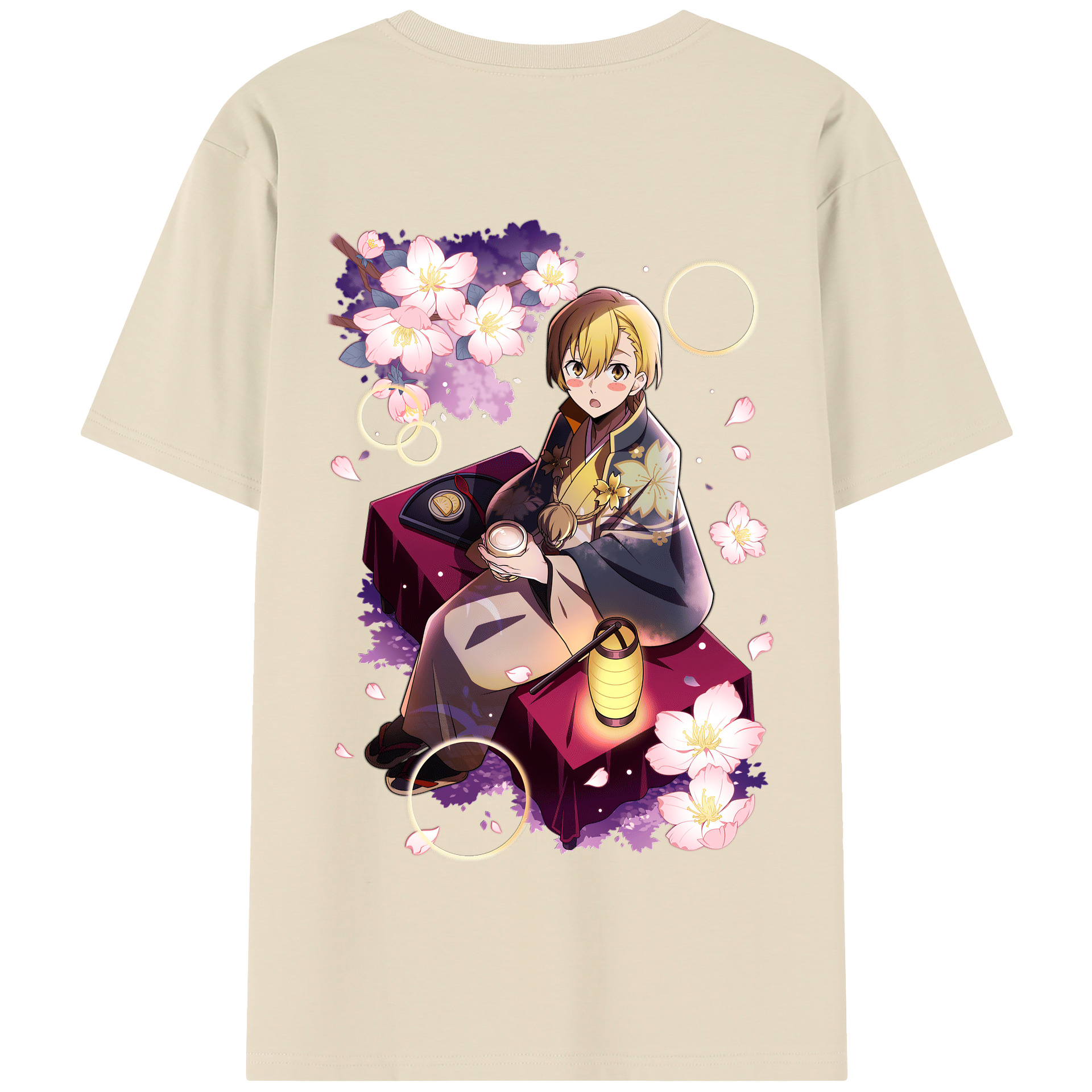 （画像用） 文豪ストレイドッグス Bungo Stray Dogs 綿100％半袖Tシャツ（背面プリント）