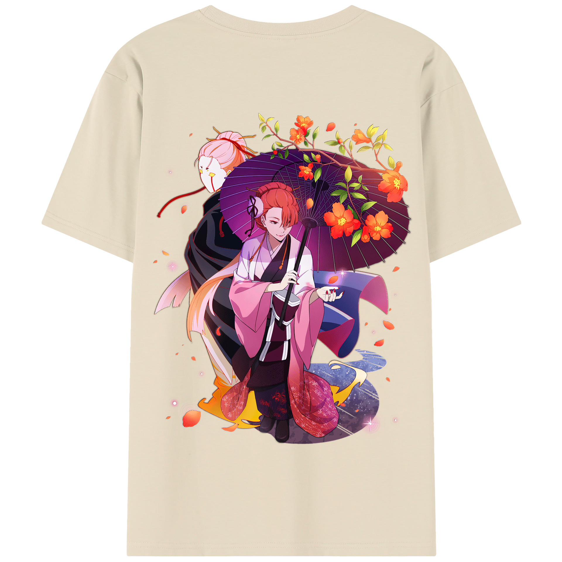 （画像用） 文豪ストレイドッグス Bungo Stray Dogs 綿100％半袖Tシャツ（背面プリント）