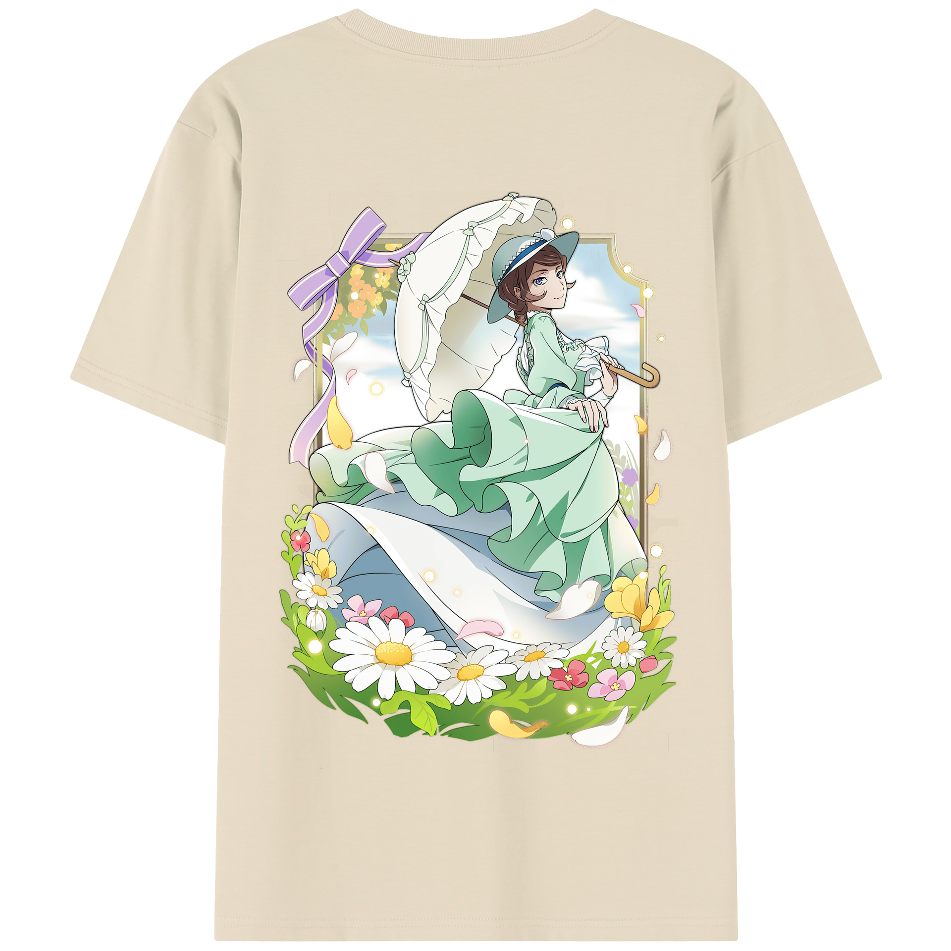 （画像用） 文豪ストレイドッグス Bungo Stray Dogs 綿100％半袖Tシャツ（背面プリント）