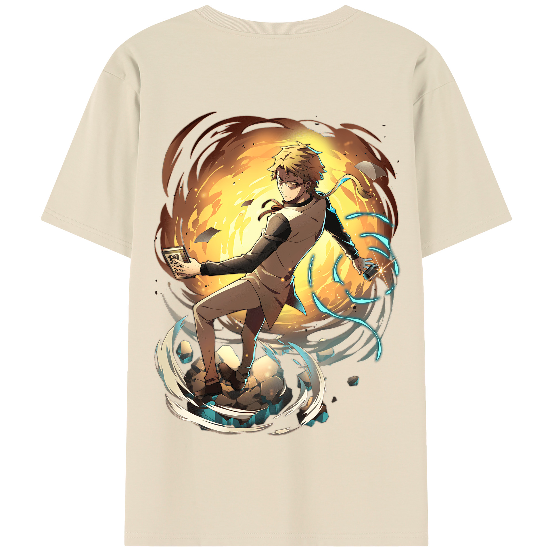 （画像用） 文豪ストレイドッグス Bungo Stray Dogs 綿100％半袖Tシャツ（背面プリント）