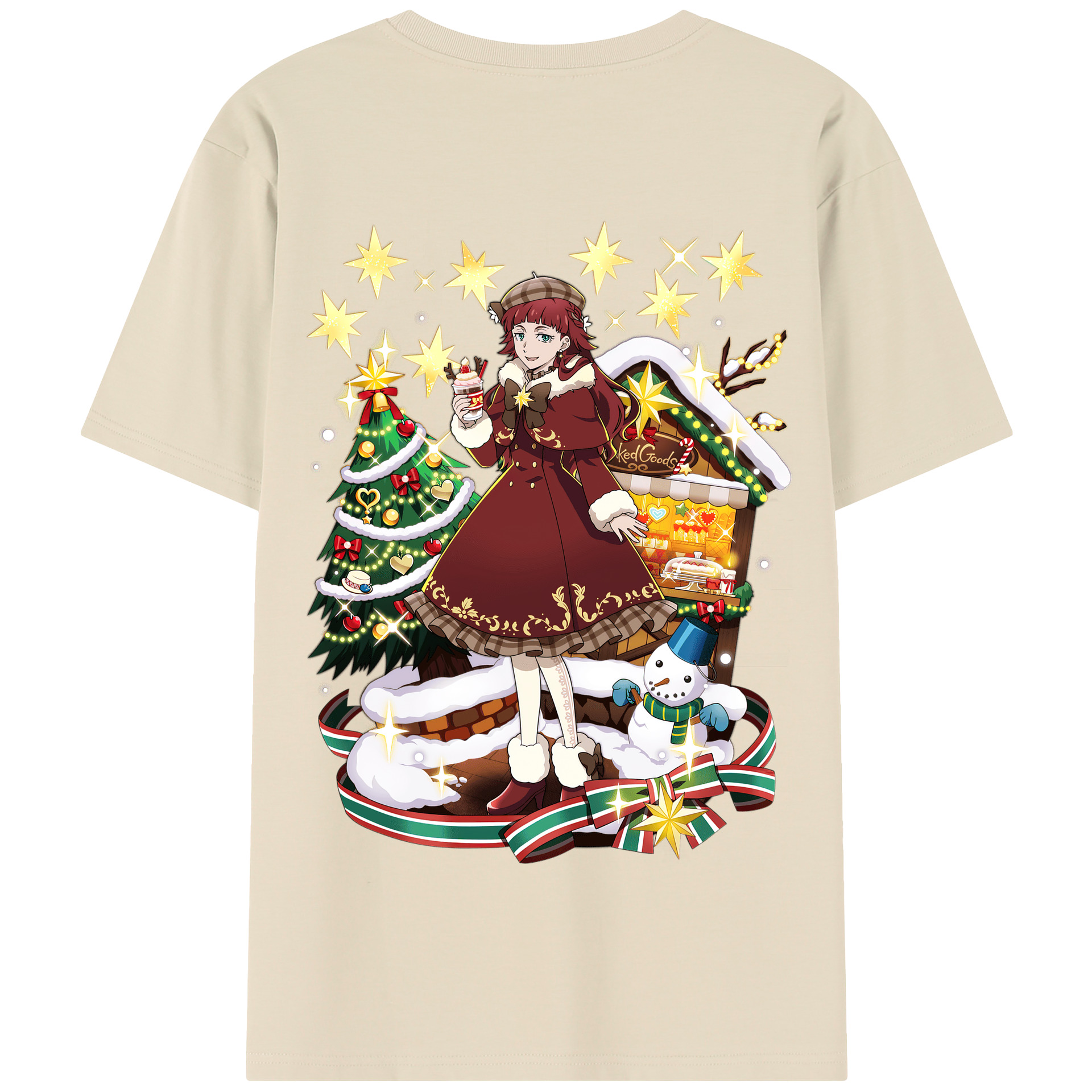 （画像用） 文豪ストレイドッグス Bungo Stray Dogs 綿100％半袖Tシャツ（背面プリント）