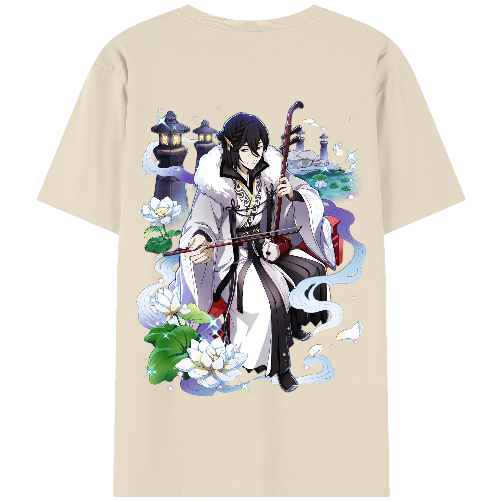 （画像用） 文豪ストレイドッグス Bungo Stray Dogs 綿100％半袖Tシャツ（背面プリント）