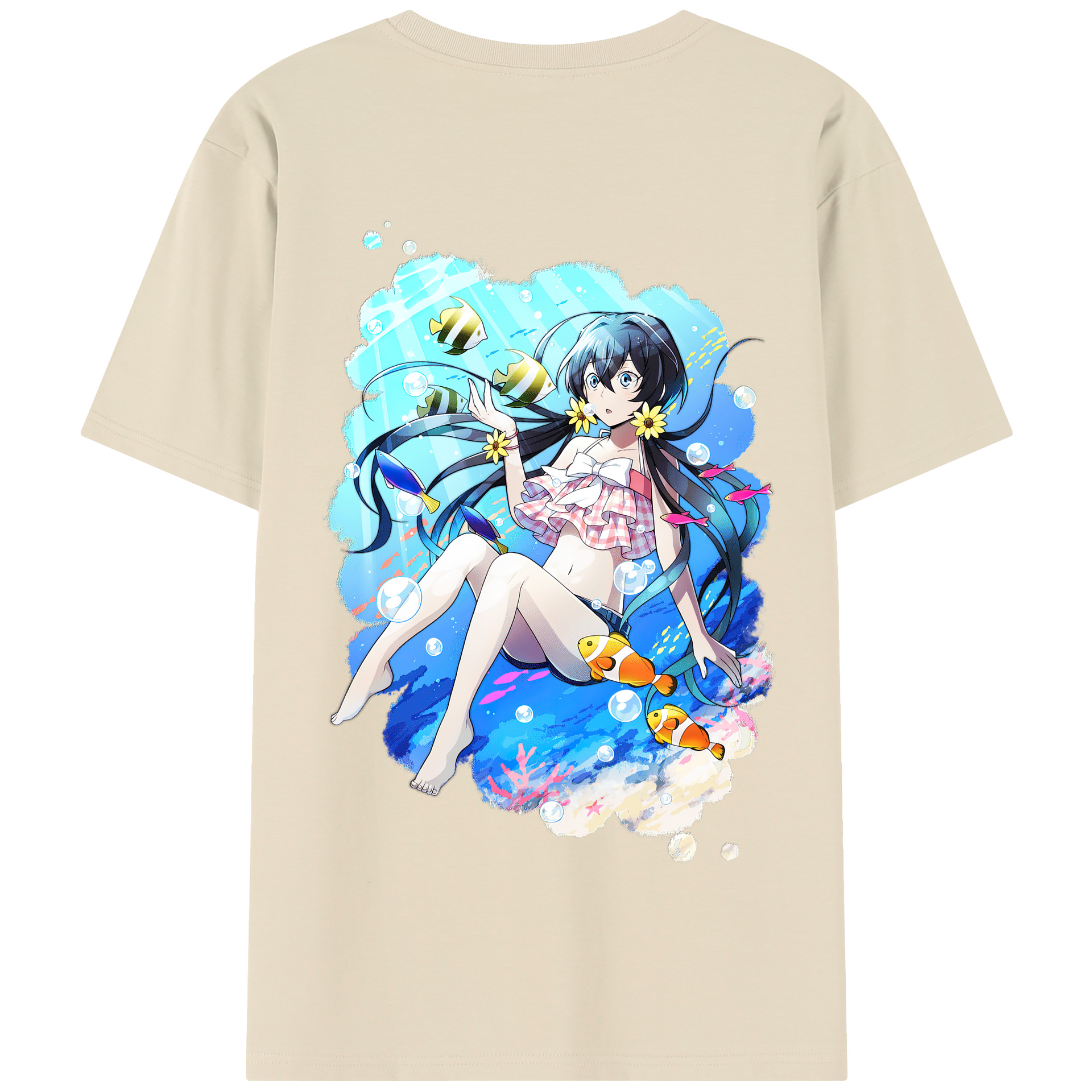 （画像用） 文豪ストレイドッグス Bungo Stray Dogs 綿100％半袖Tシャツ（背面プリント）