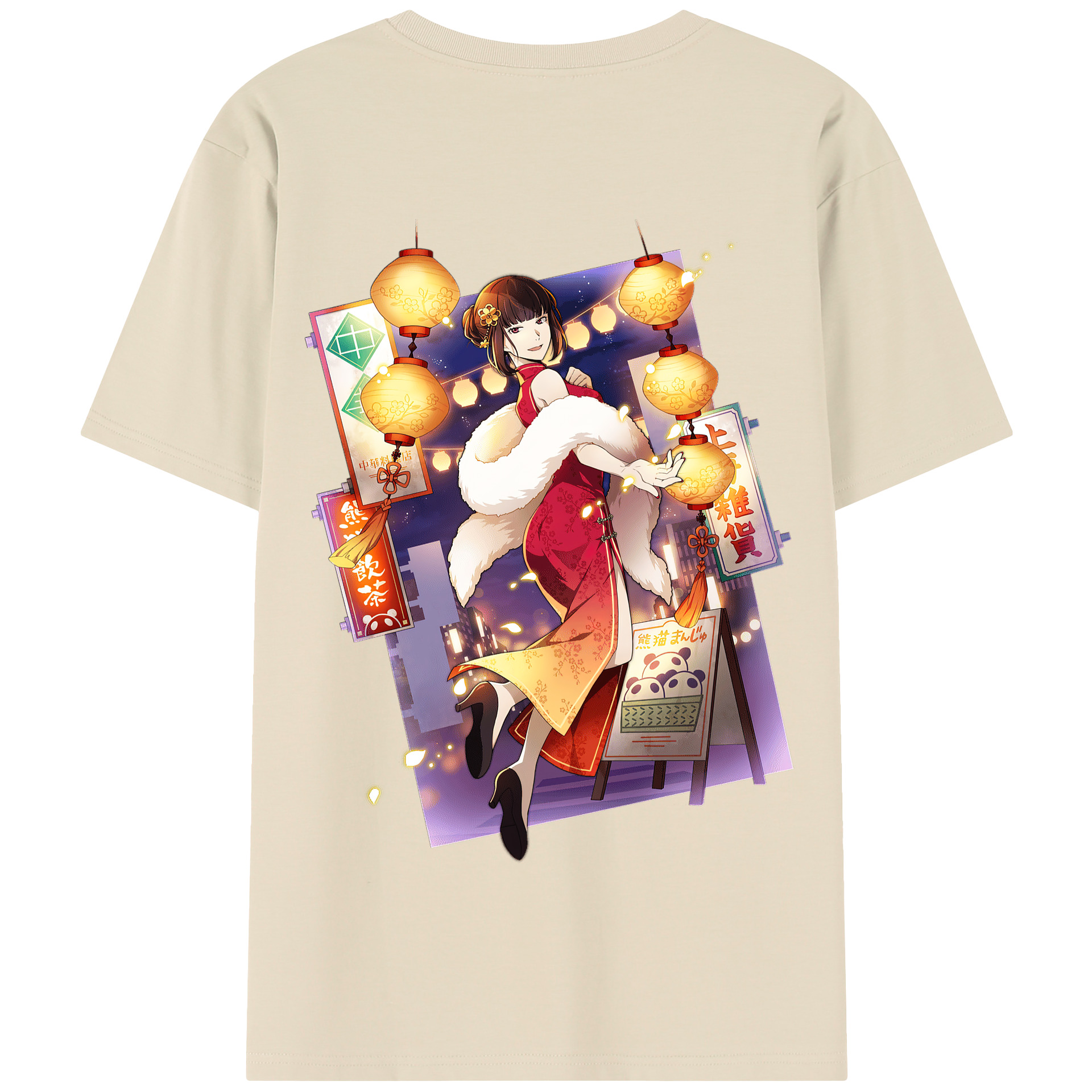 （画像用） 文豪ストレイドッグス Bungo Stray Dogs 綿100％半袖Tシャツ（背面プリント）
