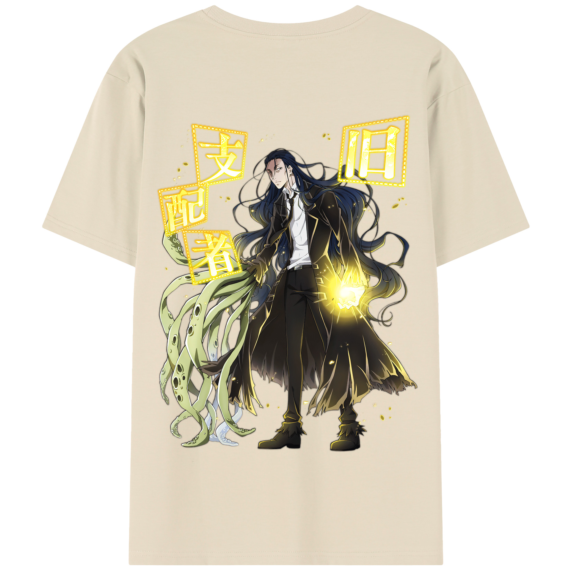 （画像用） 文豪ストレイドッグス Bungo Stray Dogs 綿100％半袖Tシャツ（背面プリント）