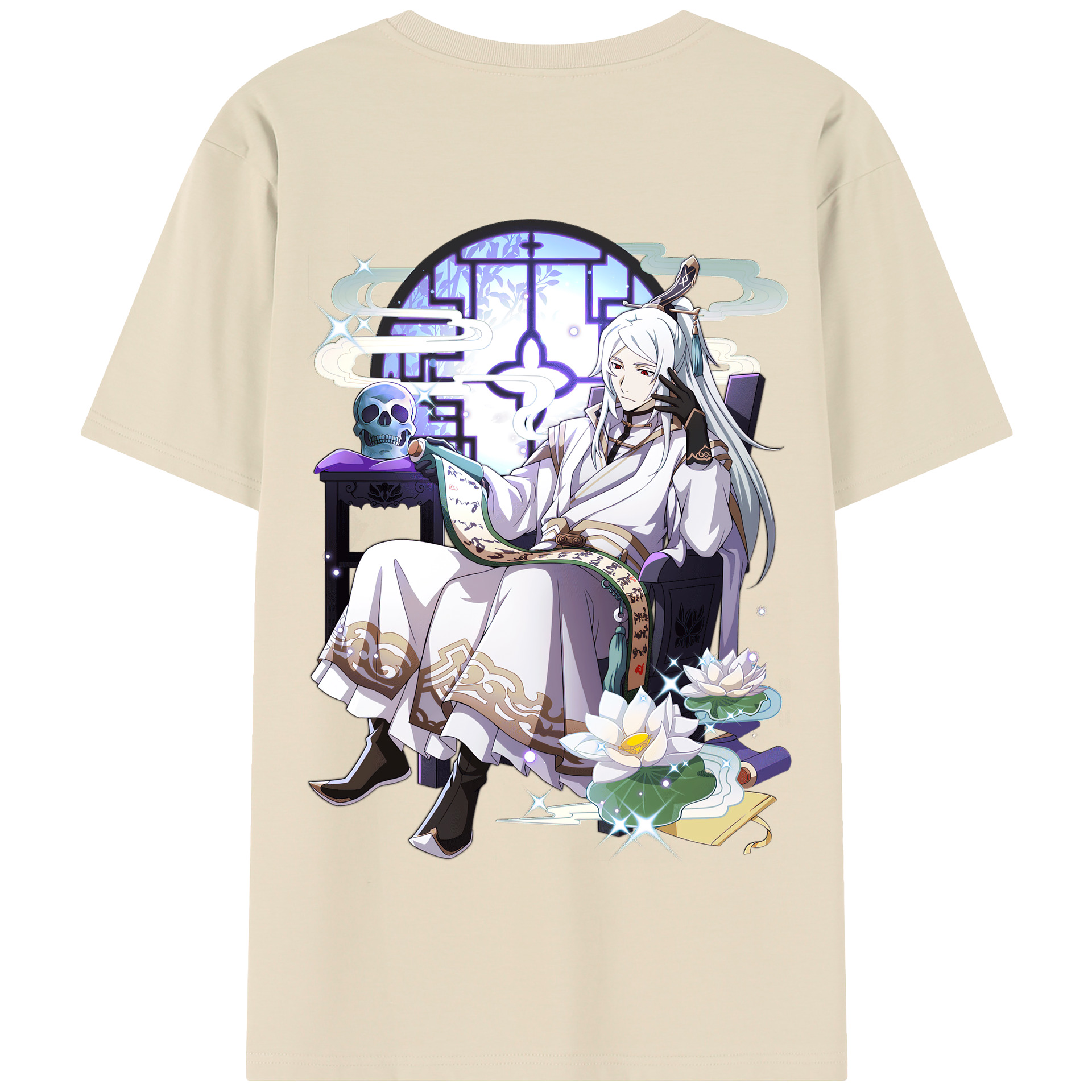 （画像用） 文豪ストレイドッグス Bungo Stray Dogs 綿100％半袖Tシャツ（背面プリント）