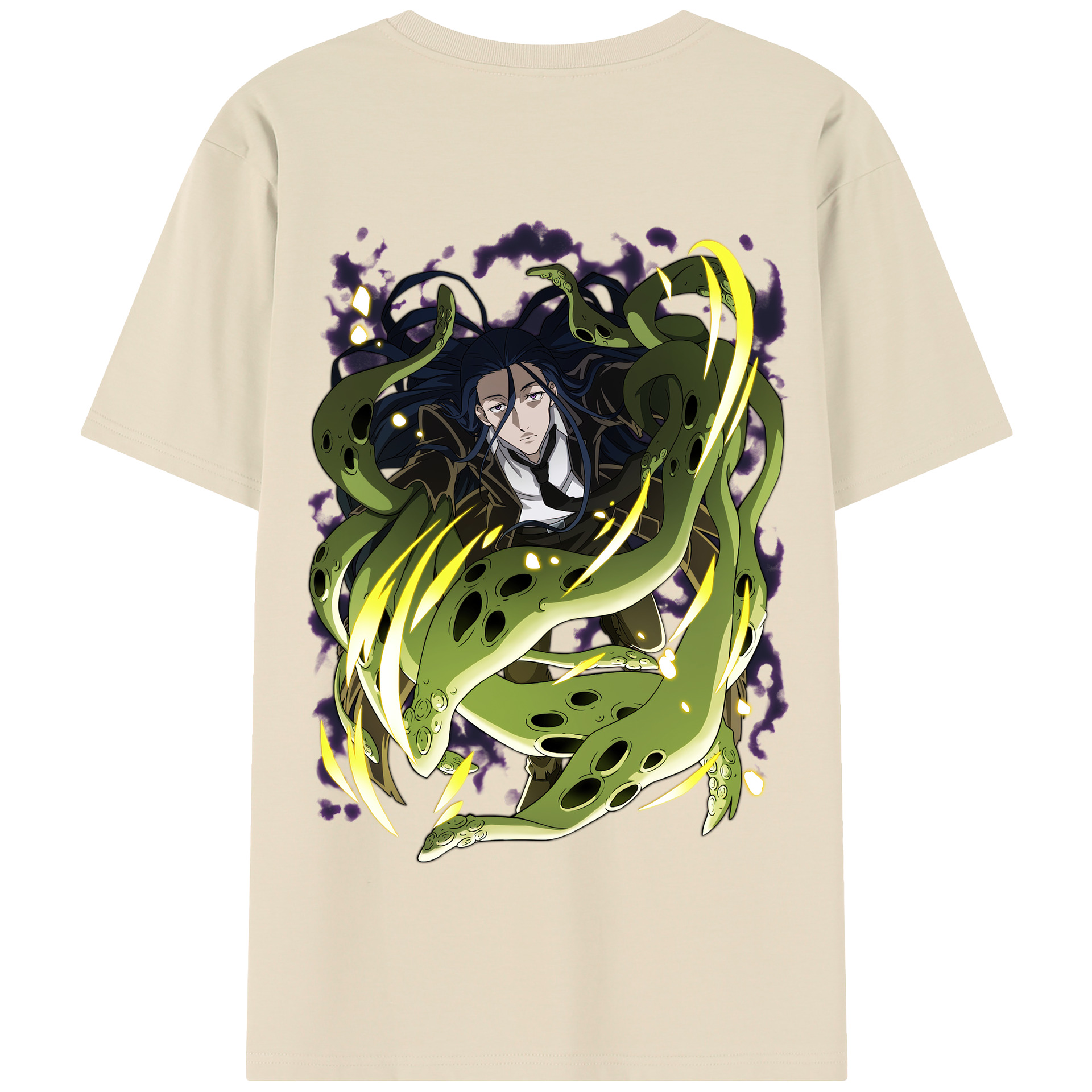 （画像用） 文豪ストレイドッグス Bungo Stray Dogs 綿100％半袖Tシャツ（背面プリント）