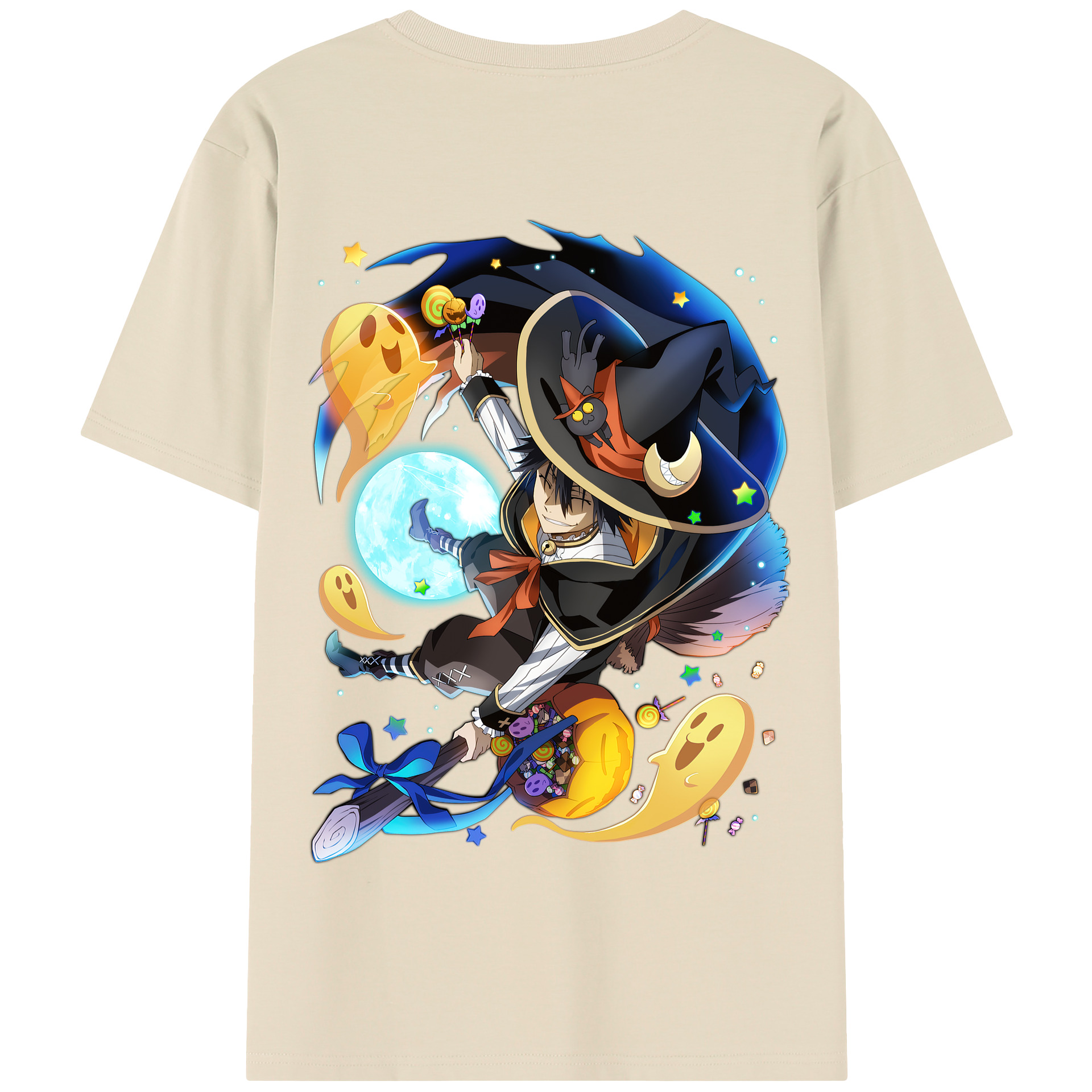 （画像用） 文豪ストレイドッグス Bungo Stray Dogs 綿100％半袖Tシャツ（背面プリント）