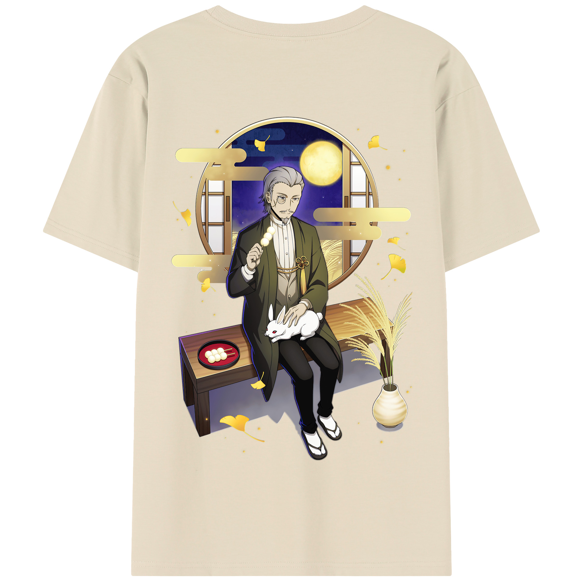 （画像用） 文豪ストレイドッグス Bungo Stray Dogs 綿100％半袖Tシャツ（背面プリント）