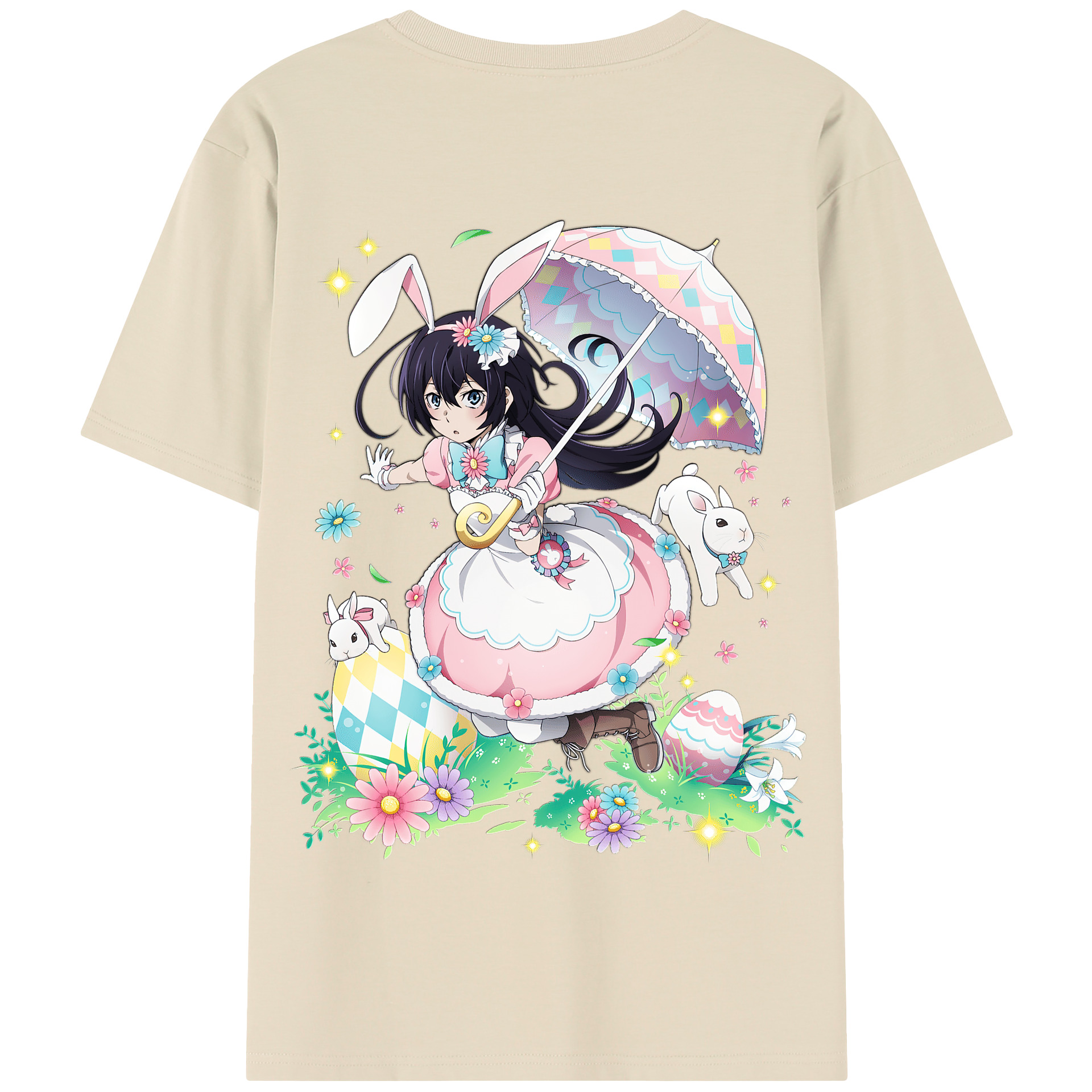 （画像用） 文豪ストレイドッグス Bungo Stray Dogs 綿100％半袖Tシャツ（背面プリント）