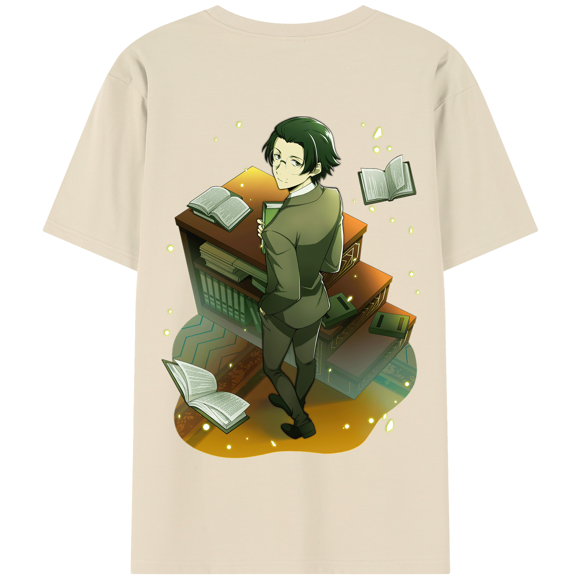 （画像用） 文豪ストレイドッグス Bungo Stray Dogs 綿100％半袖Tシャツ（背面プリント）