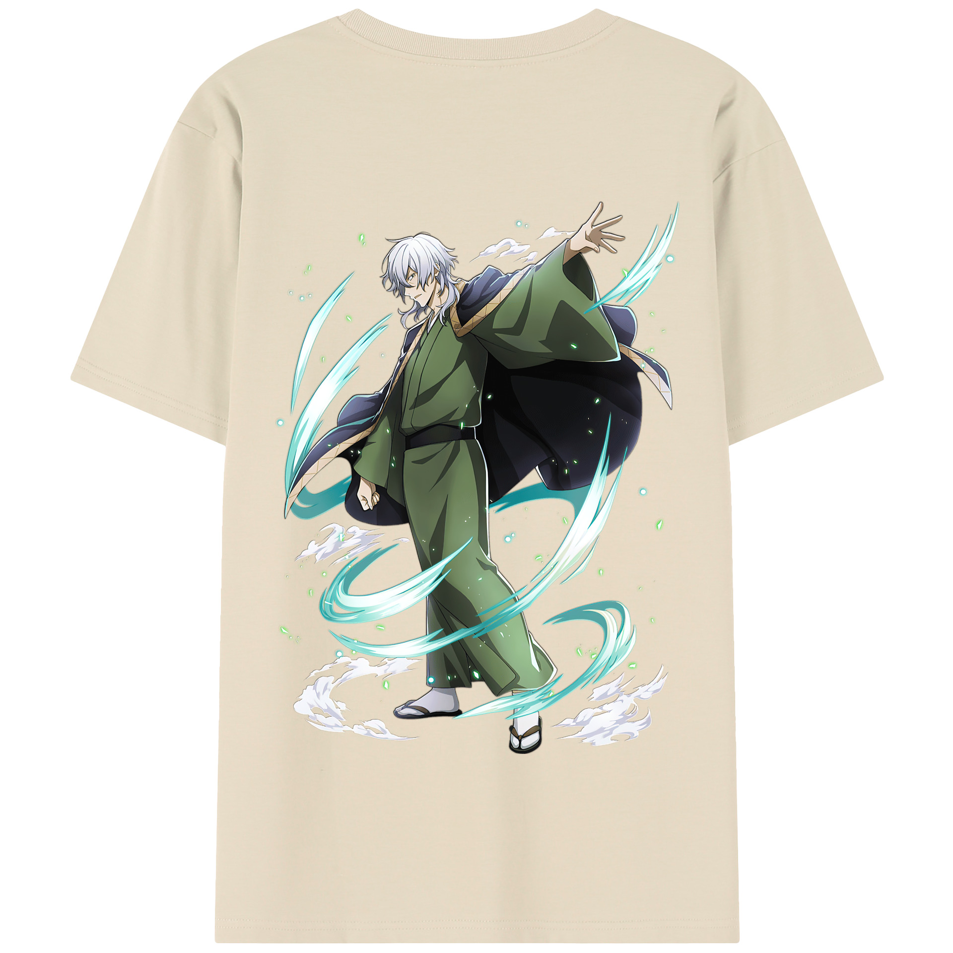 （画像用） 文豪ストレイドッグス Bungo Stray Dogs 綿100％半袖Tシャツ（背面プリント）