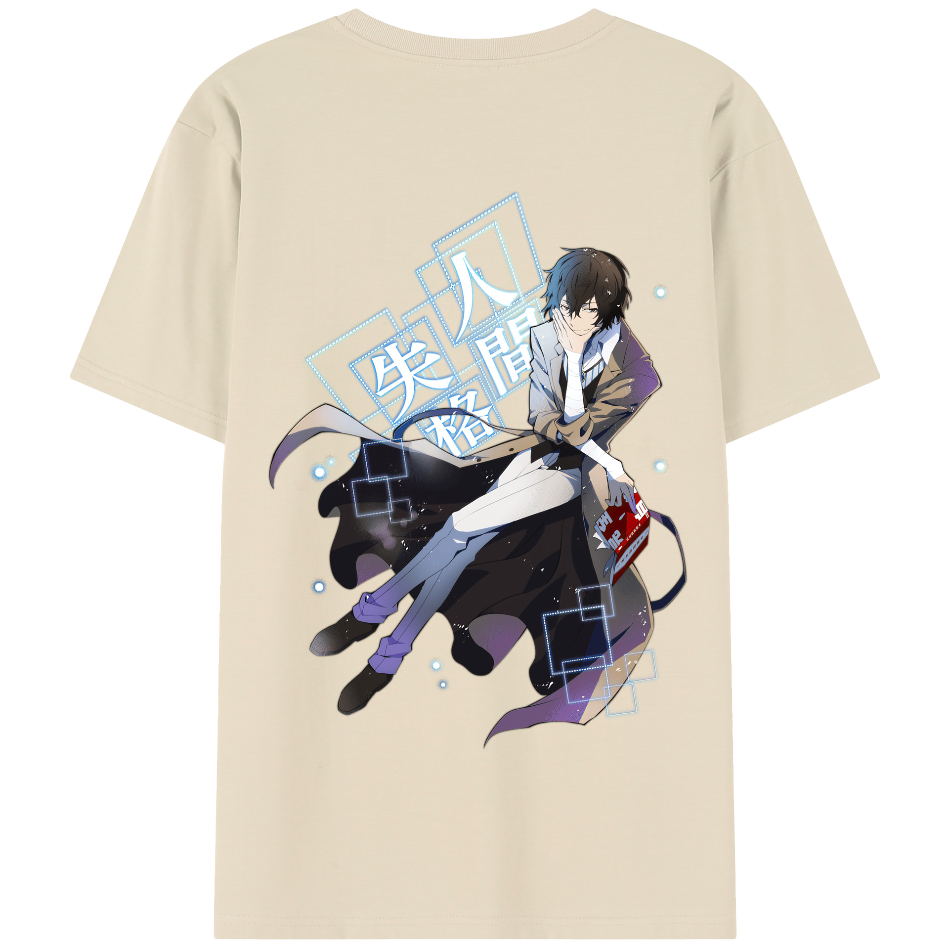 （画像用） 文豪ストレイドッグス Bungo Stray Dogs 綿100％半袖Tシャツ（背面プリント）