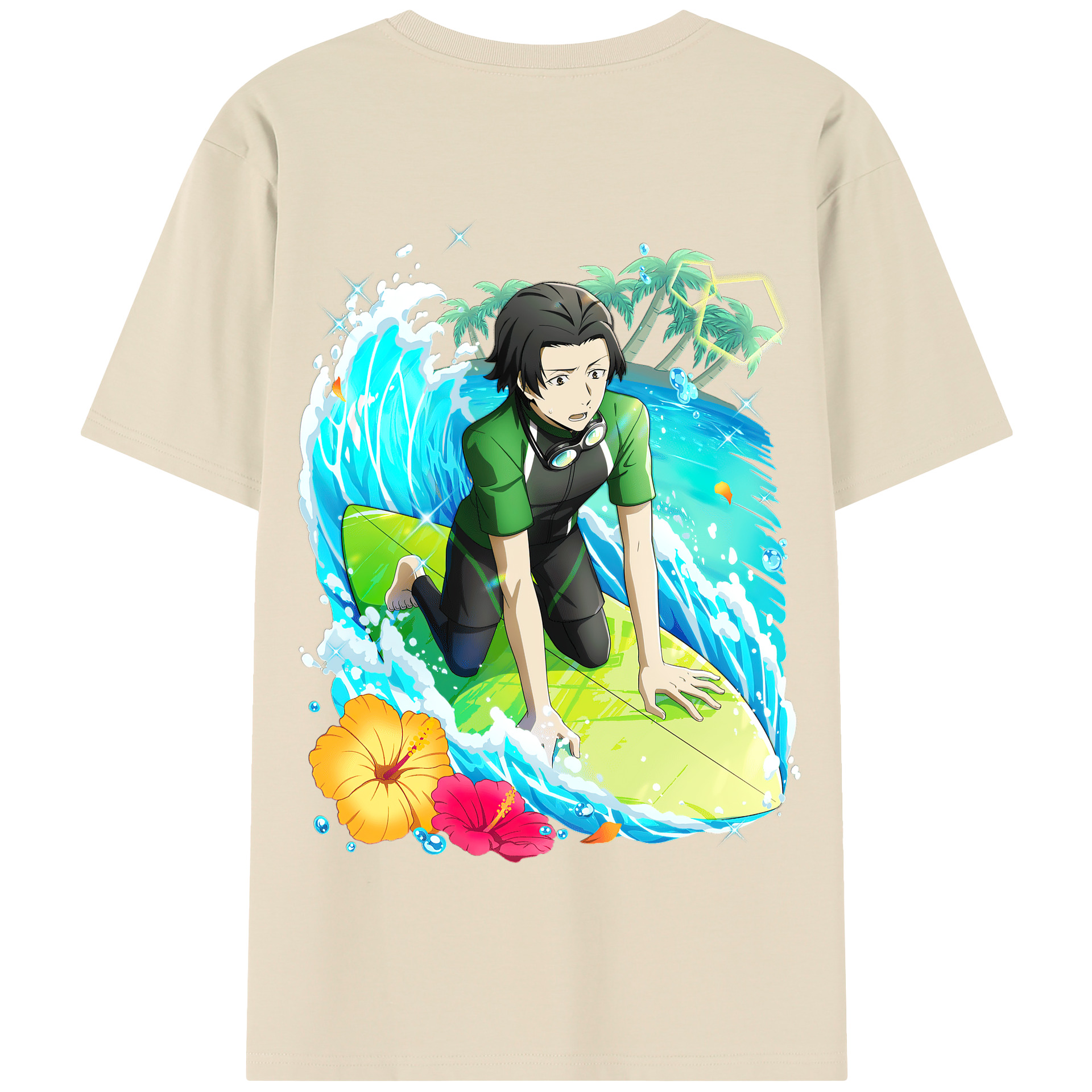 （画像用） 文豪ストレイドッグス Bungo Stray Dogs 綿100％半袖Tシャツ（背面プリント）
