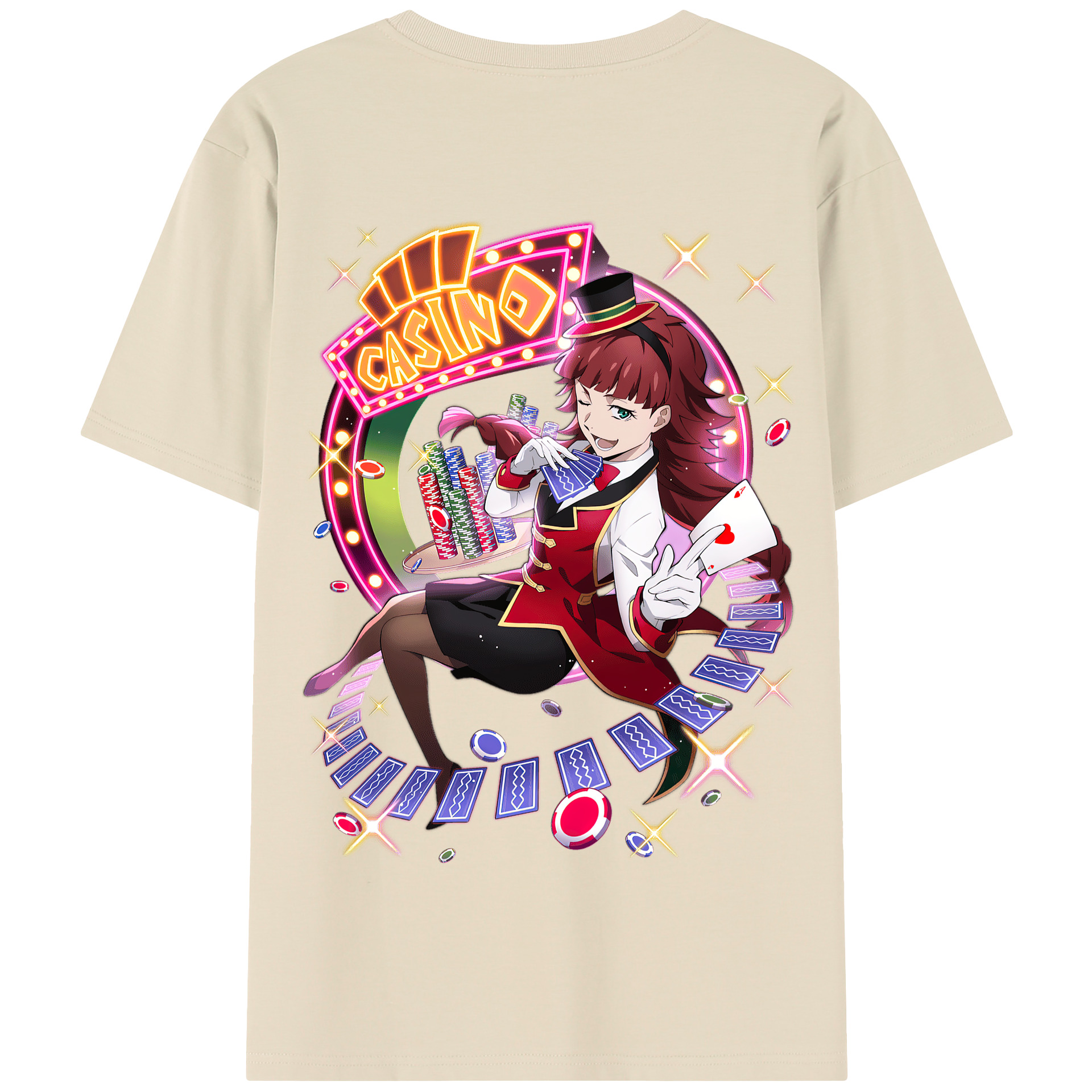 （画像用） 文豪ストレイドッグス Bungo Stray Dogs 綿100％半袖Tシャツ（背面プリント）
