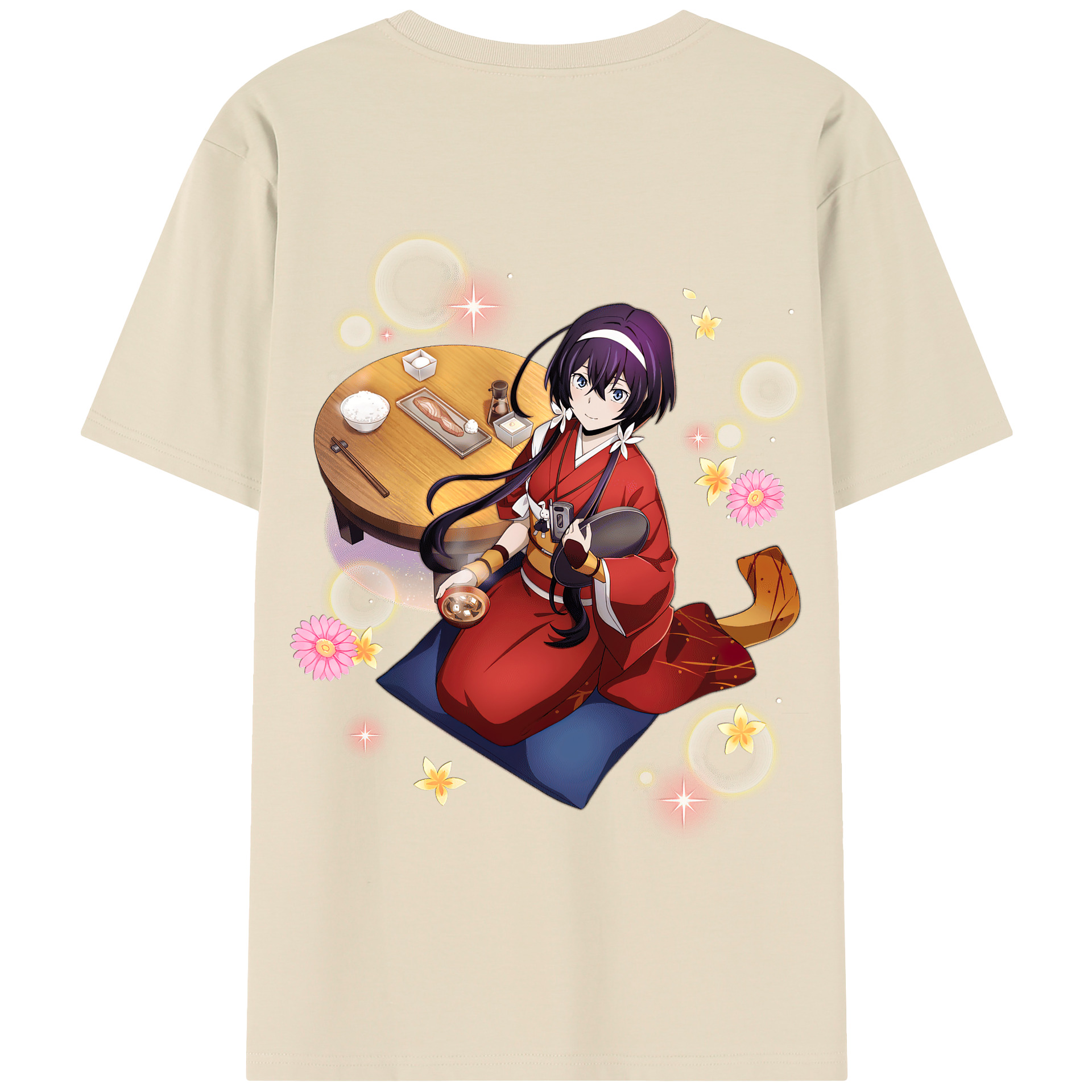 （画像用） 文豪ストレイドッグス Bungo Stray Dogs 綿100％半袖Tシャツ（背面プリント）