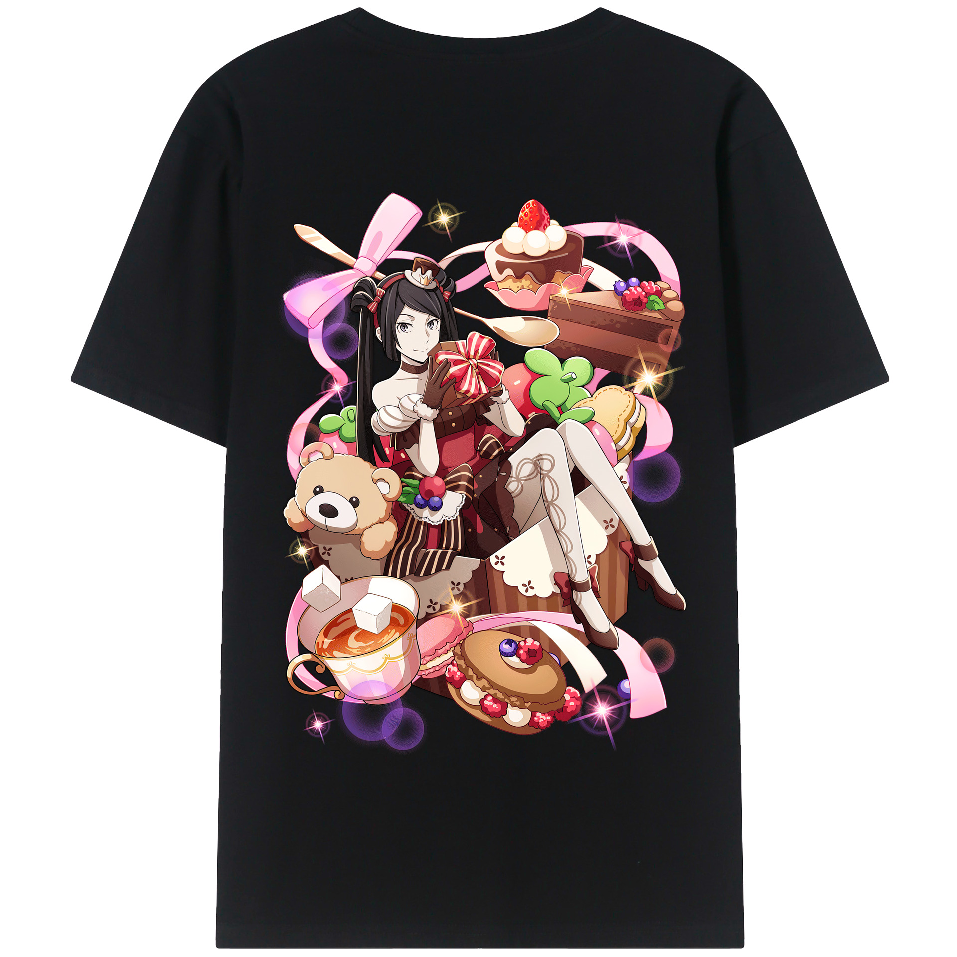 （画像用） 文豪ストレイドッグス Bungo Stray Dogs 綿100％半袖Tシャツ（背面プリント）