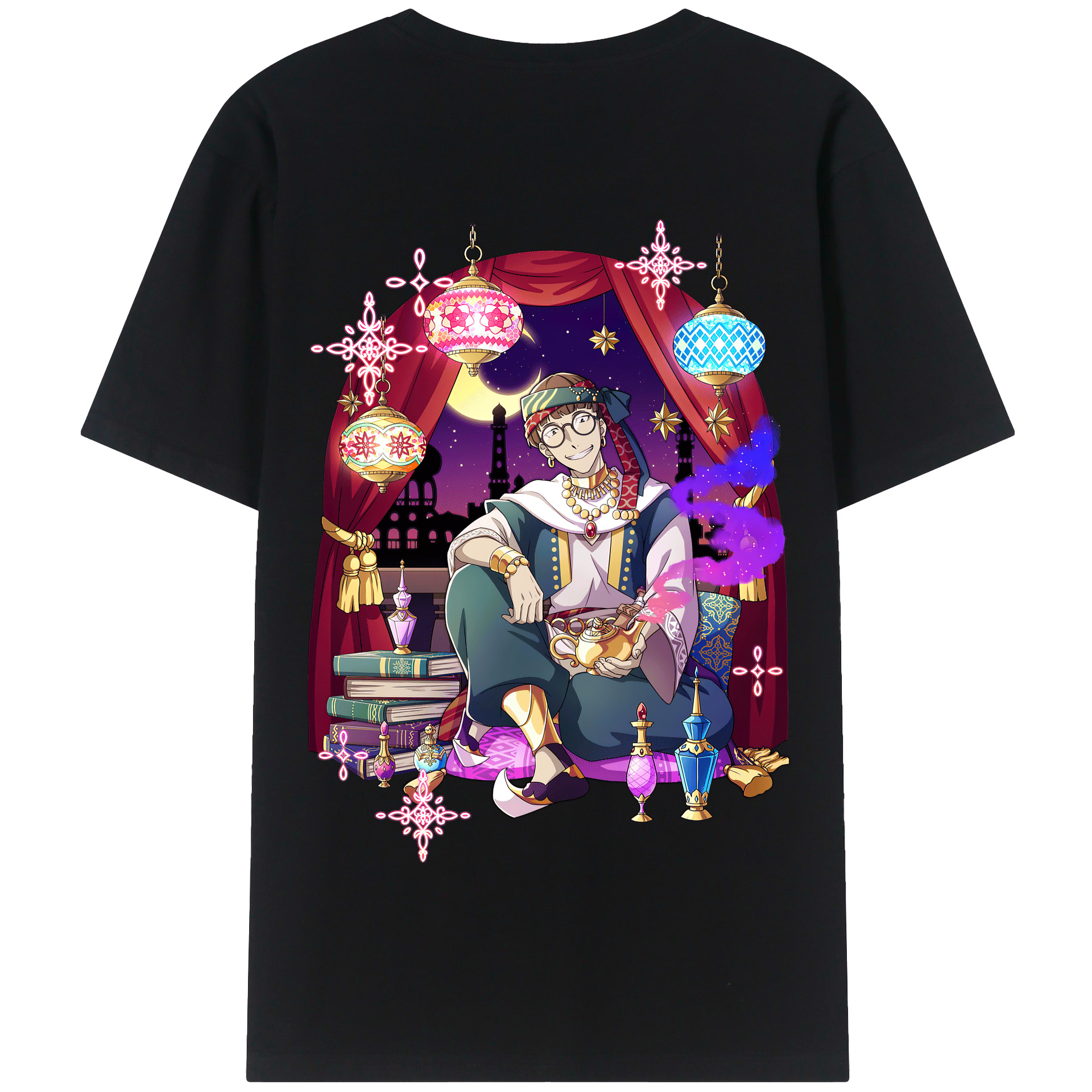 （画像用） 文豪ストレイドッグス Bungo Stray Dogs 綿100％半袖Tシャツ（背面プリント）