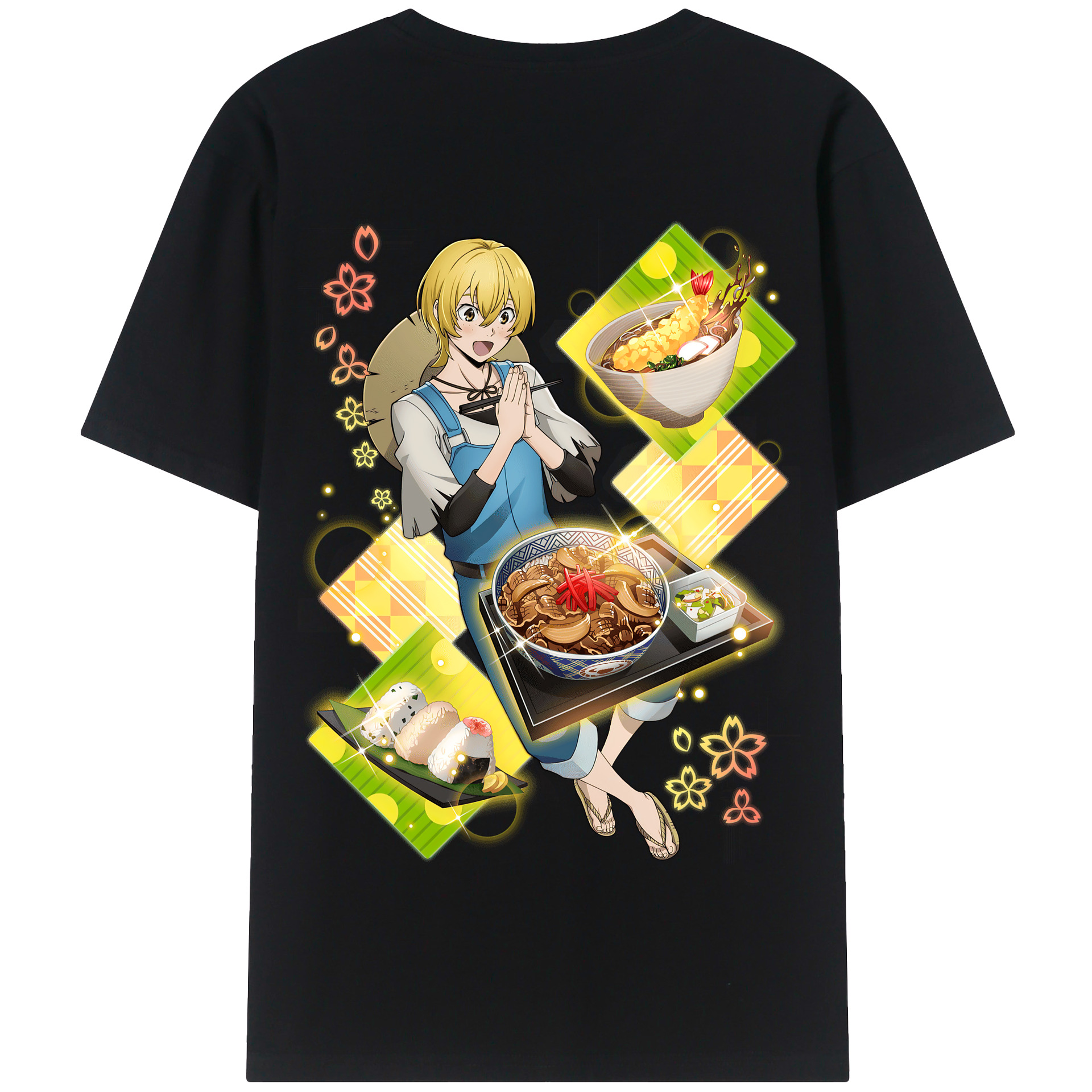 （画像用） 文豪ストレイドッグス Bungo Stray Dogs 綿100％半袖Tシャツ（背面プリント）