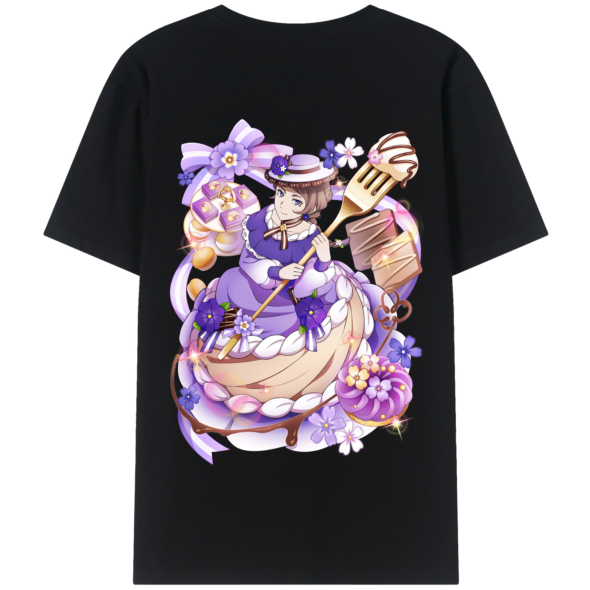 （画像用） 文豪ストレイドッグス Bungo Stray Dogs 綿100％半袖Tシャツ（背面プリント）