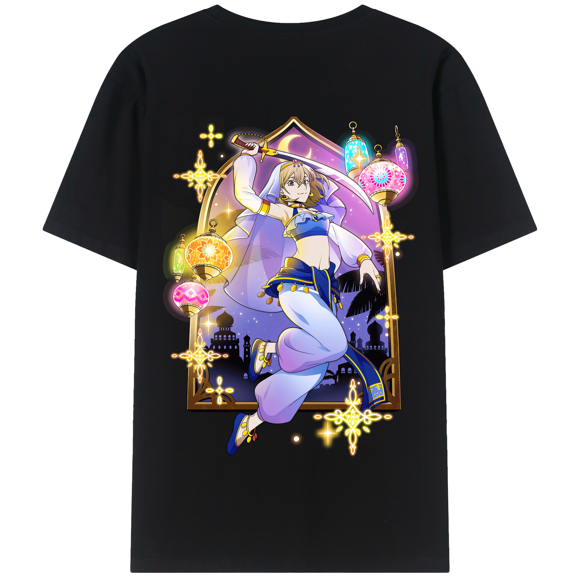（画像用） 文豪ストレイドッグス Bungo Stray Dogs 綿100％半袖Tシャツ（背面プリント）