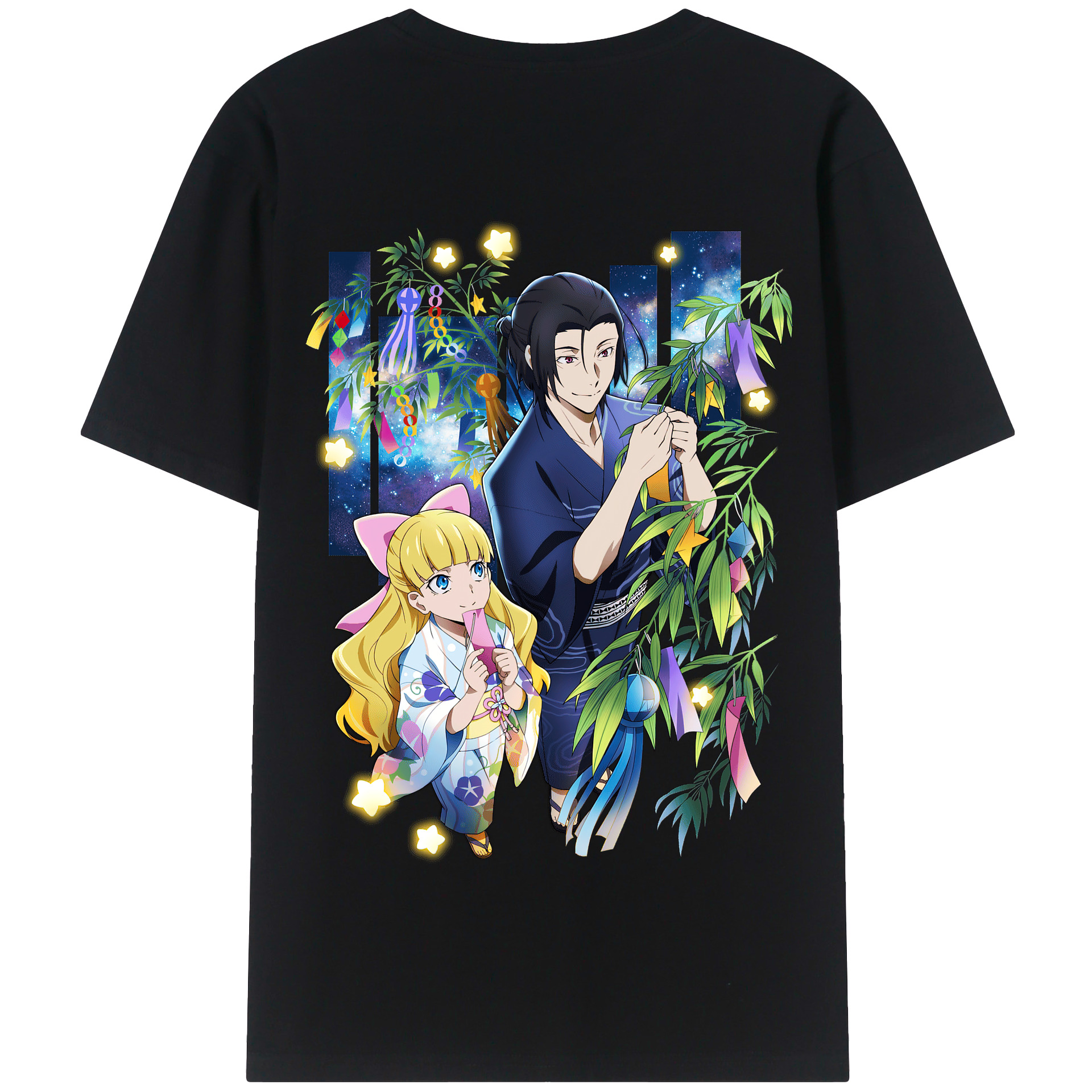 （画像用） 文豪ストレイドッグス Bungo Stray Dogs 綿100％半袖Tシャツ（背面プリント）