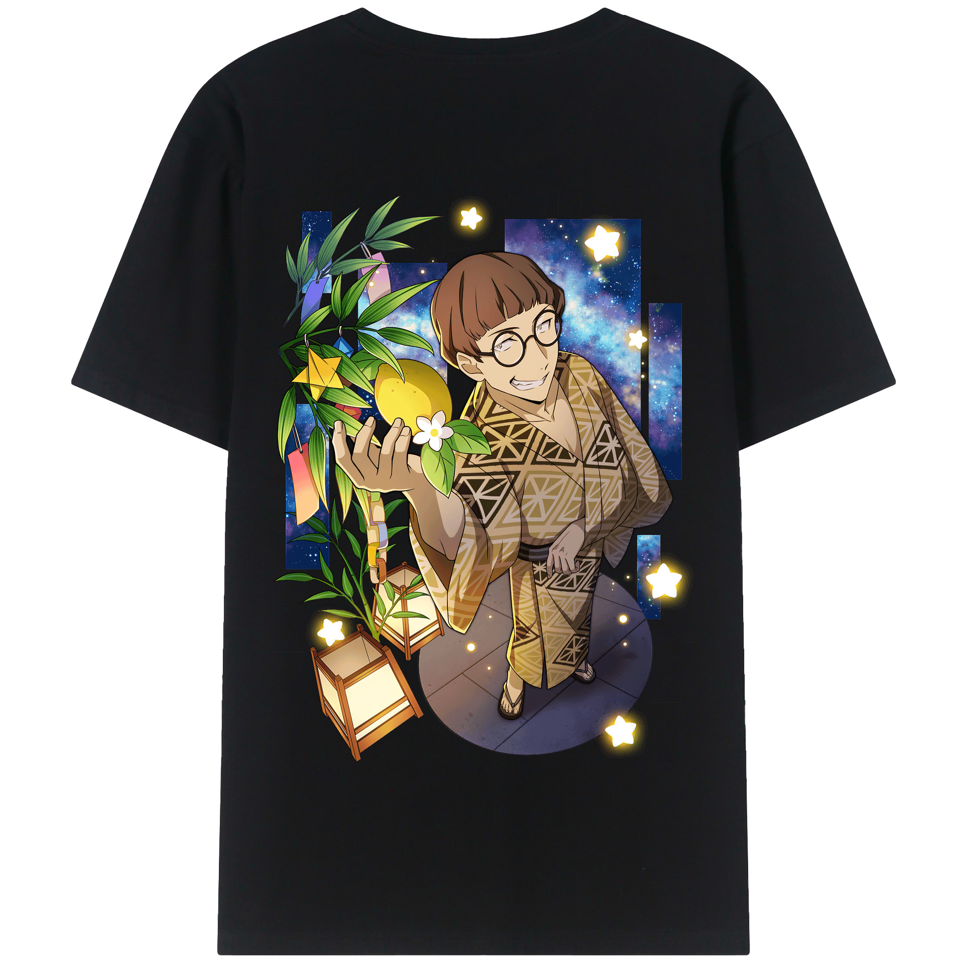 （画像用） 文豪ストレイドッグス Bungo Stray Dogs 綿100％半袖Tシャツ（背面プリント）