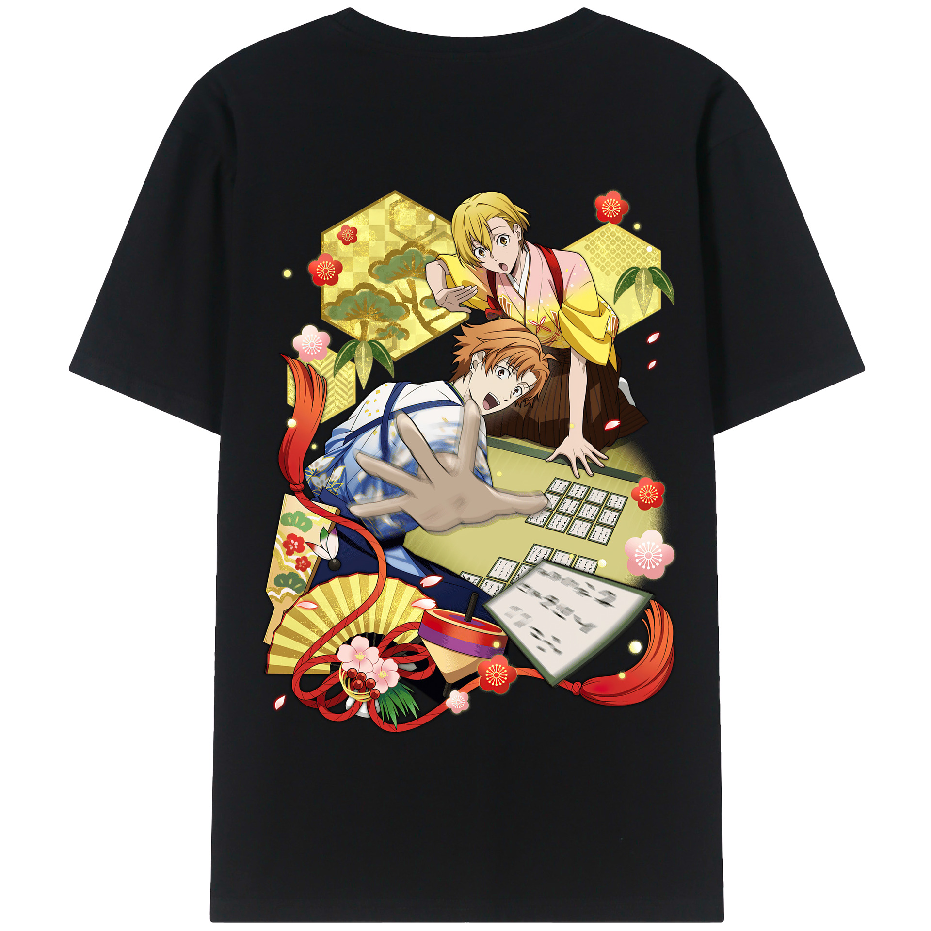 （画像用） 文豪ストレイドッグス Bungo Stray Dogs 綿100％半袖Tシャツ（背面プリント）