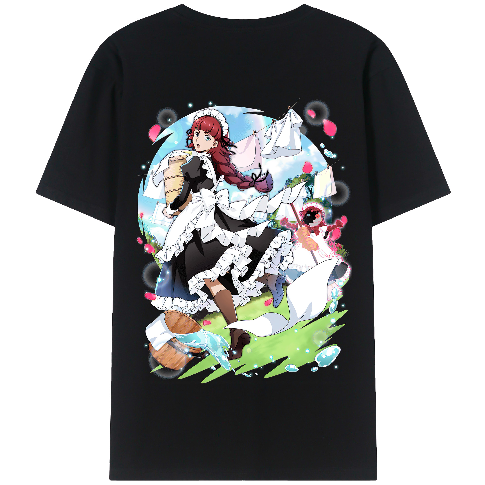 （画像用） 文豪ストレイドッグス Bungo Stray Dogs 綿100％半袖Tシャツ（背面プリント）