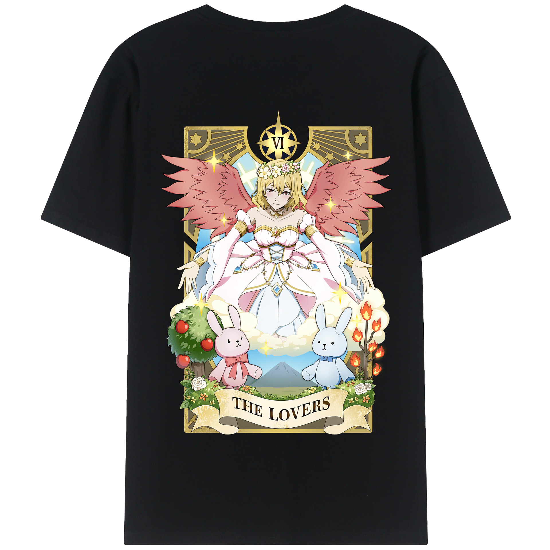 （画像用） 文豪ストレイドッグス Bungo Stray Dogs 綿100％半袖Tシャツ（背面プリント）